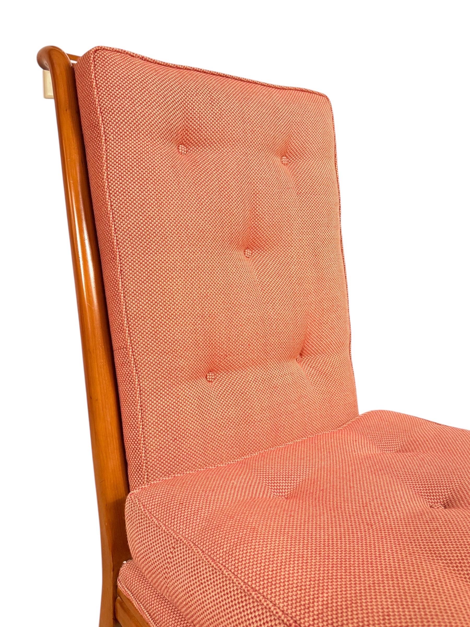 Silla de salón moderna de mediados de siglo de John Stuart Clingman para John Widdicomb en venta 3