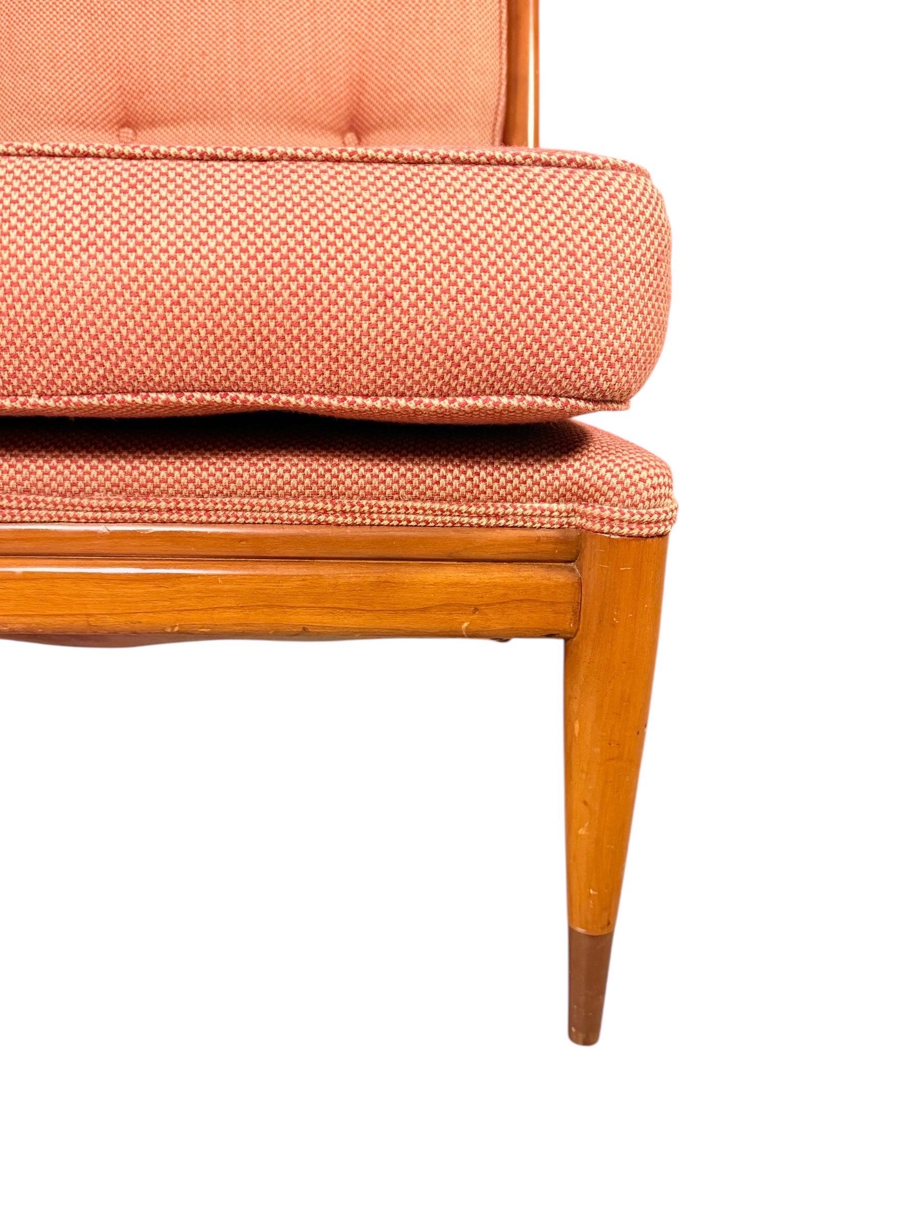 Silla de salón moderna de mediados de siglo de John Stuart Clingman para John Widdicomb en venta 5