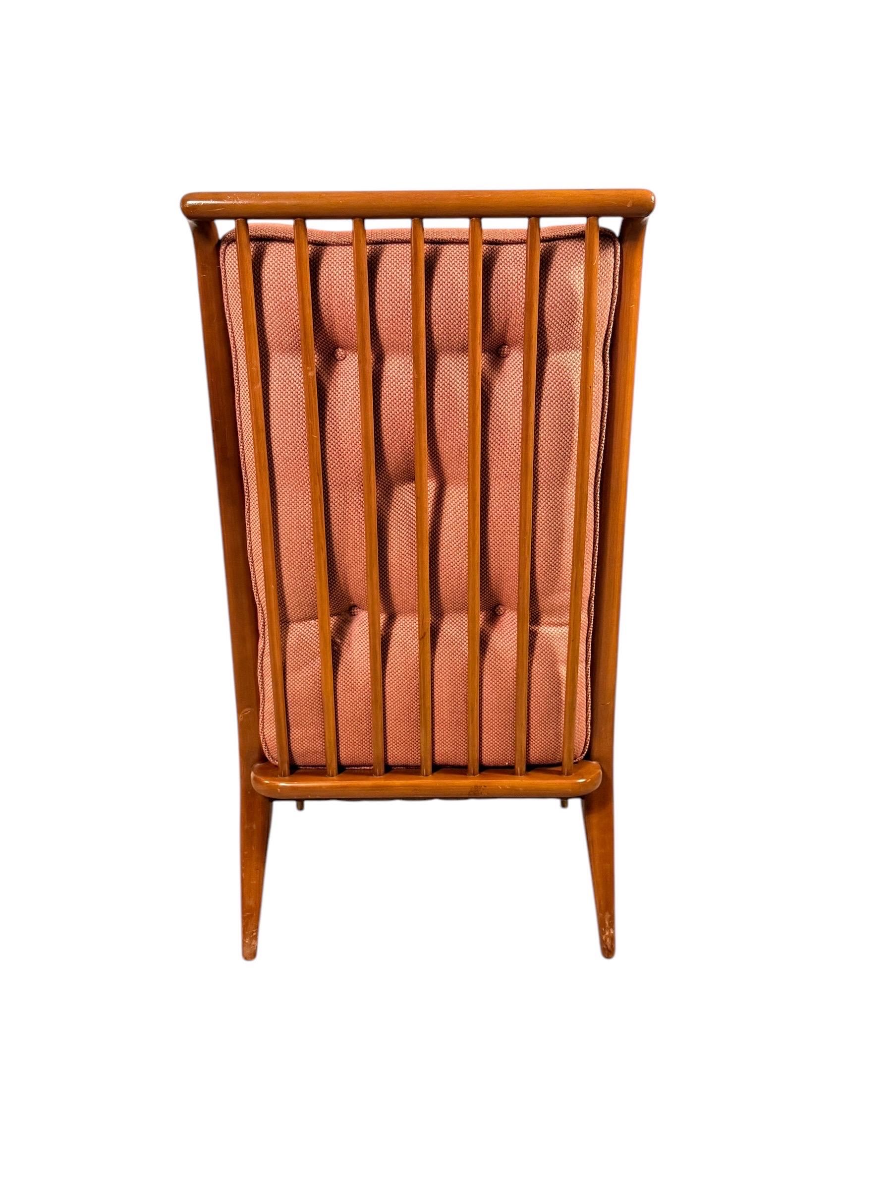 Silla de salón moderna de mediados de siglo de John Stuart Clingman para John Widdicomb Moderno de mediados de siglo en venta