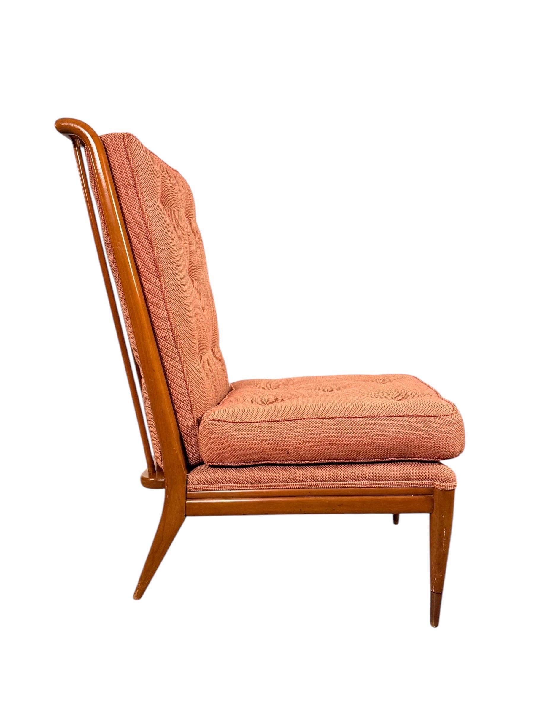Silla de salón moderna de mediados de siglo de John Stuart Clingman para John Widdicomb en Bueno estado para la venta en Brooklyn, NY