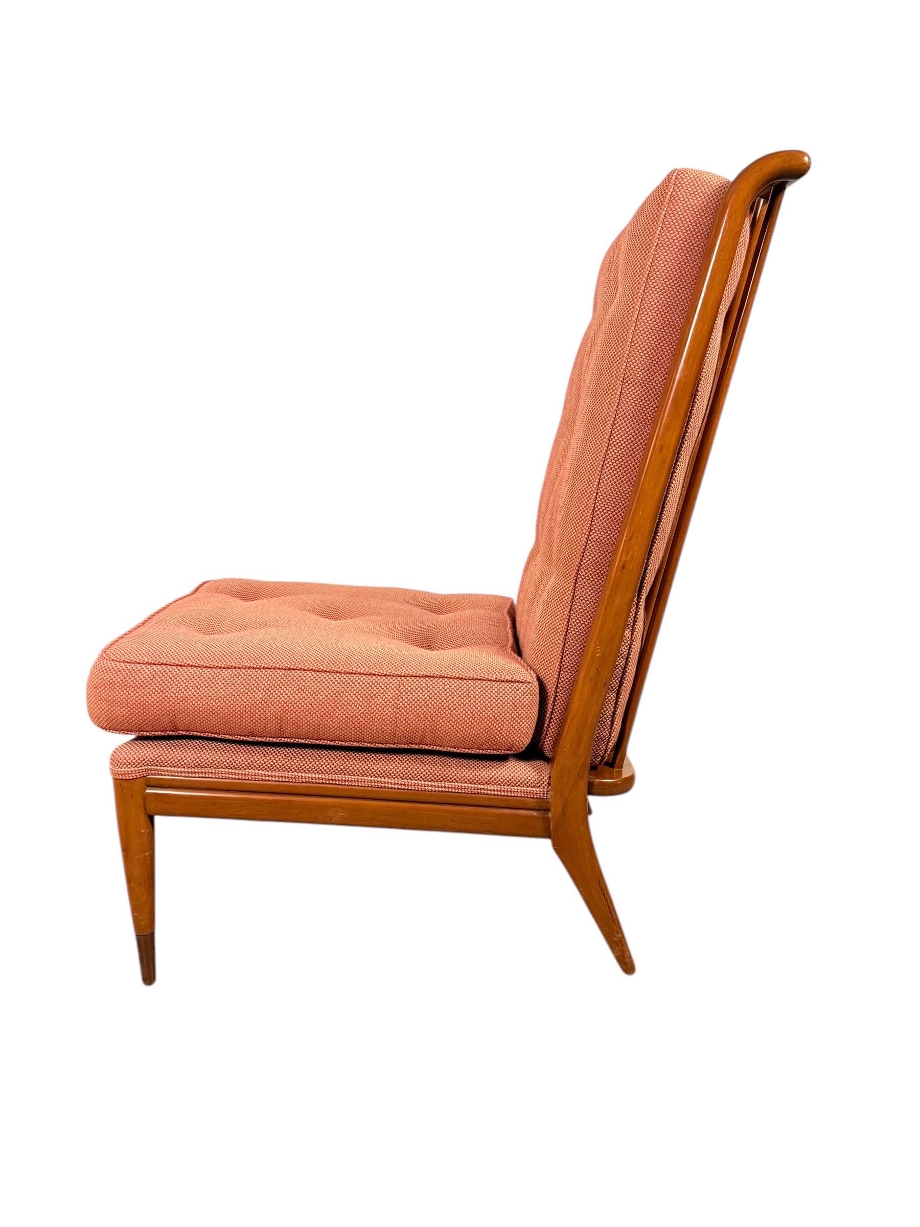 Silla de salón moderna de mediados de siglo de John Stuart Clingman para John Widdicomb en venta 1