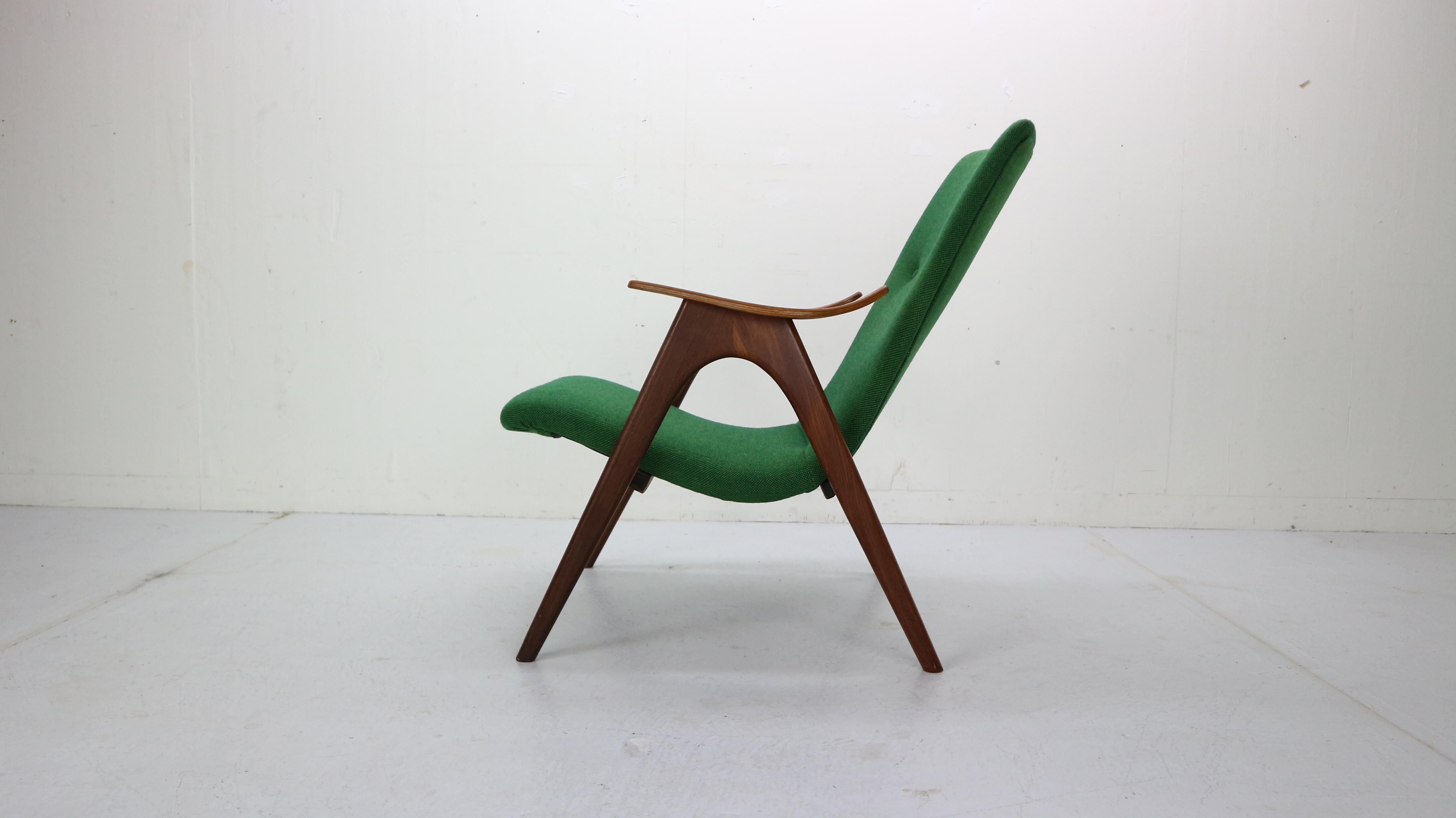 Dutch Mid-Century Modern Lounge Chair by Louis Van Teeffelen for Wébé, 1960s