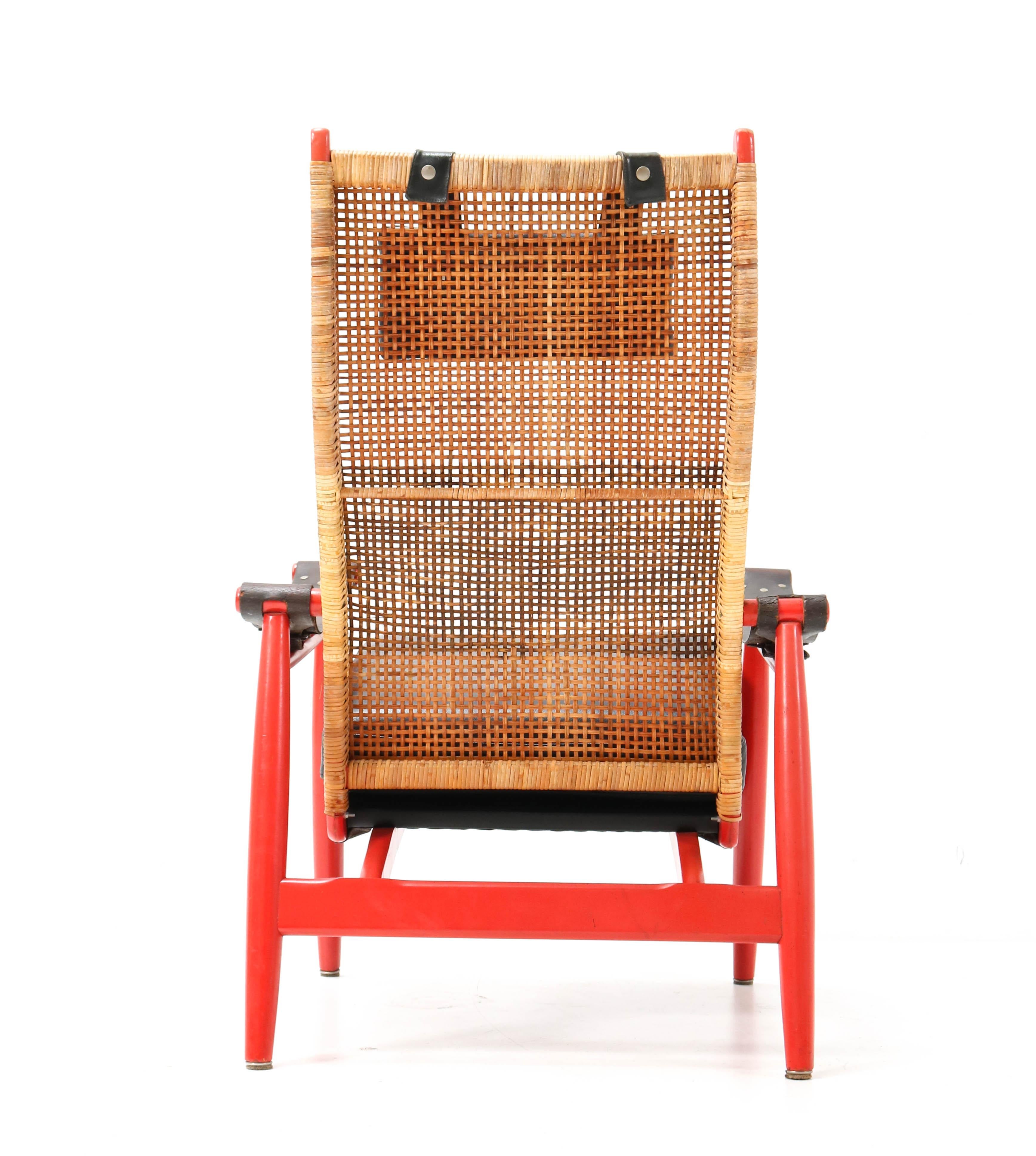 Mid-Century Modern Lounge Chair by P.J. Muntendam for Gebroeders Jonker, 1950s 1