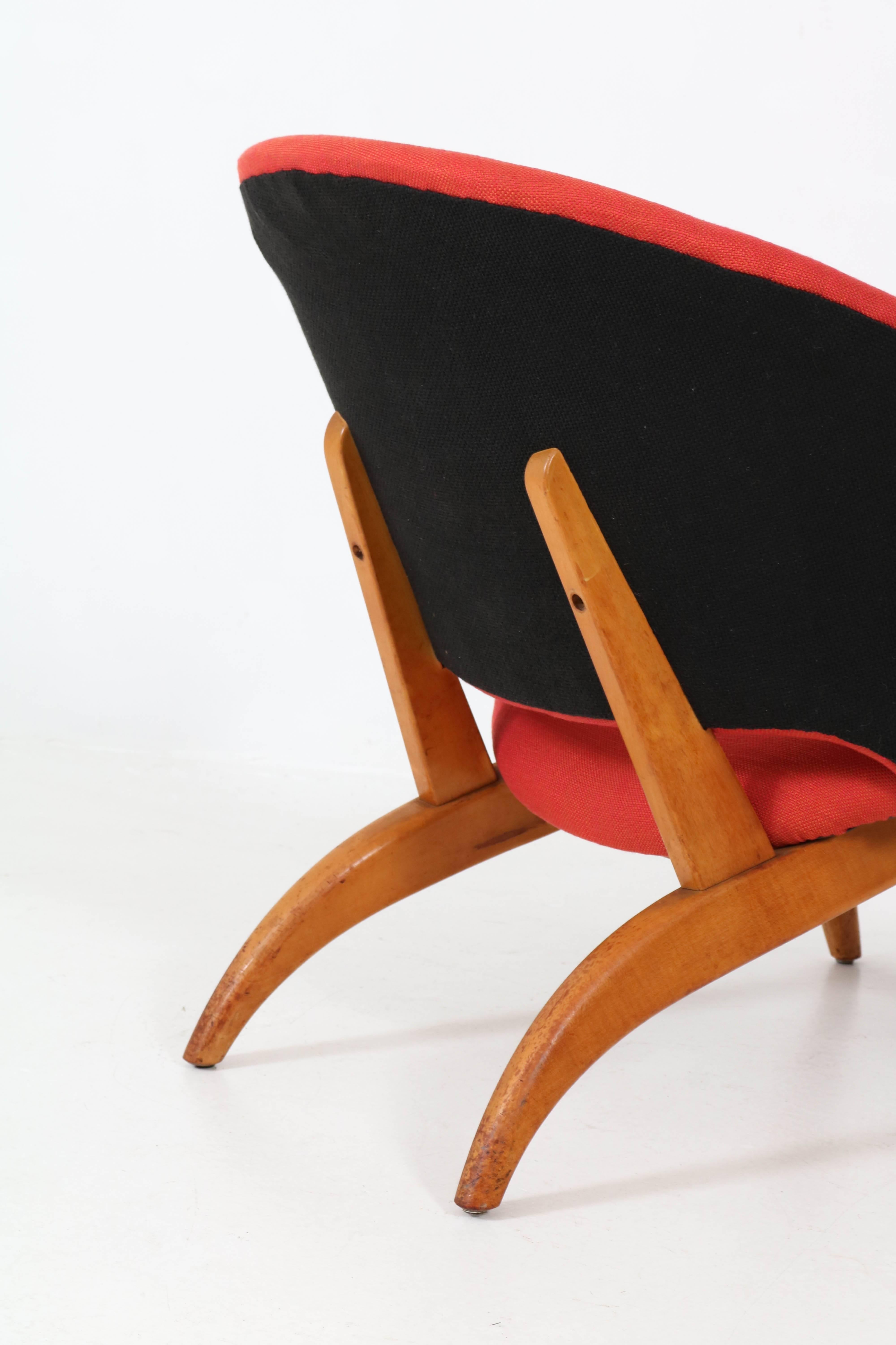 Mid-Century Modern Lounge Chair by Theo Ruth for Artifort, 1950s In Good Condition In Amsterdam, NL