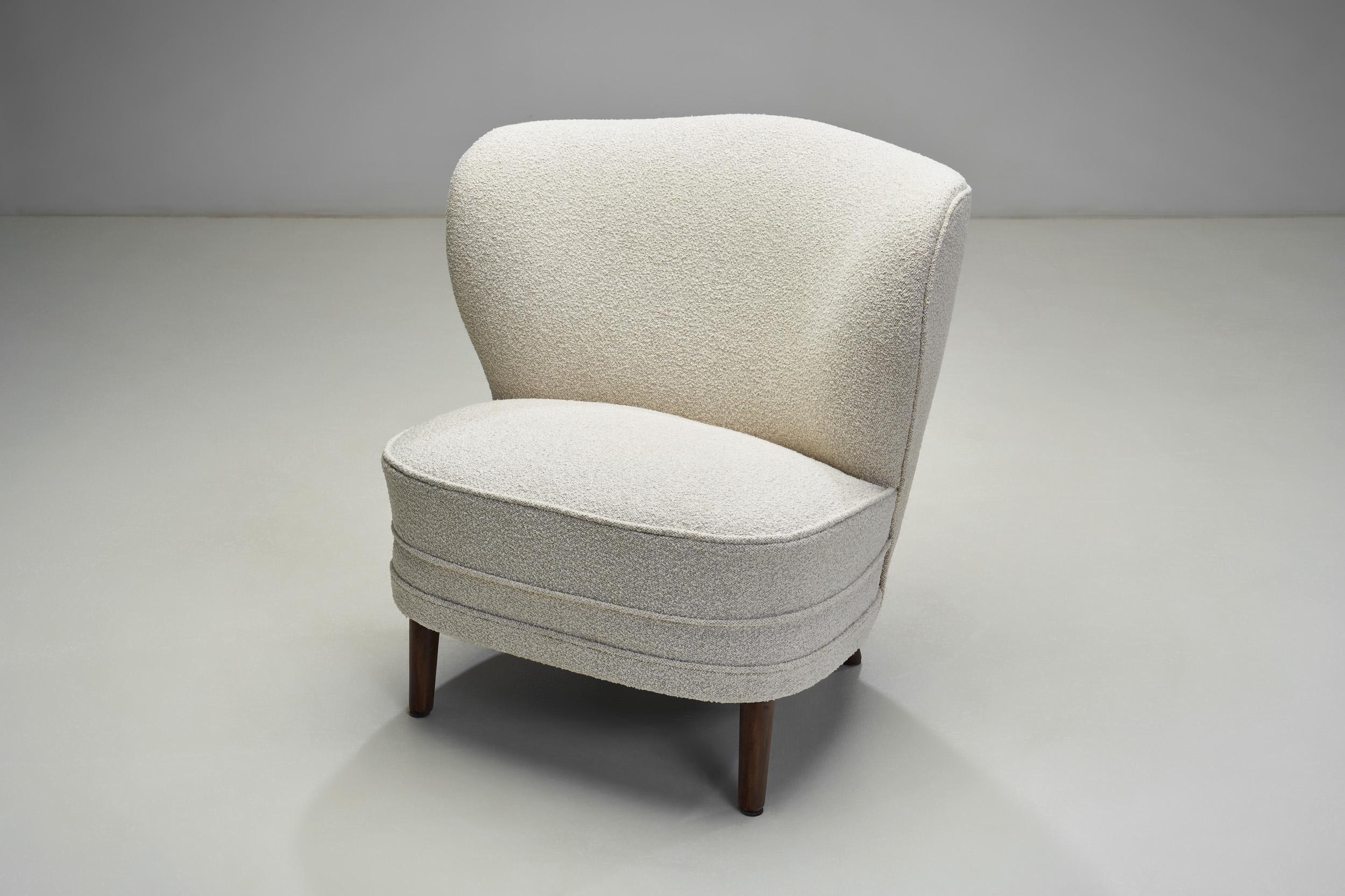 Tissu Chaise longue The Modernsity pour Norell Möbel, Suède années 1950 en vente