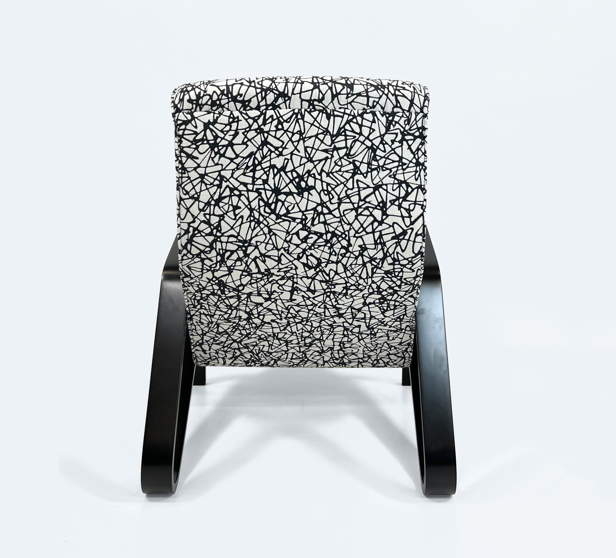 Mid-Century Modern Fauteuil de salon moderne du milieu du siècle Grasshopper d'Eero Saarinen 1946 en vente