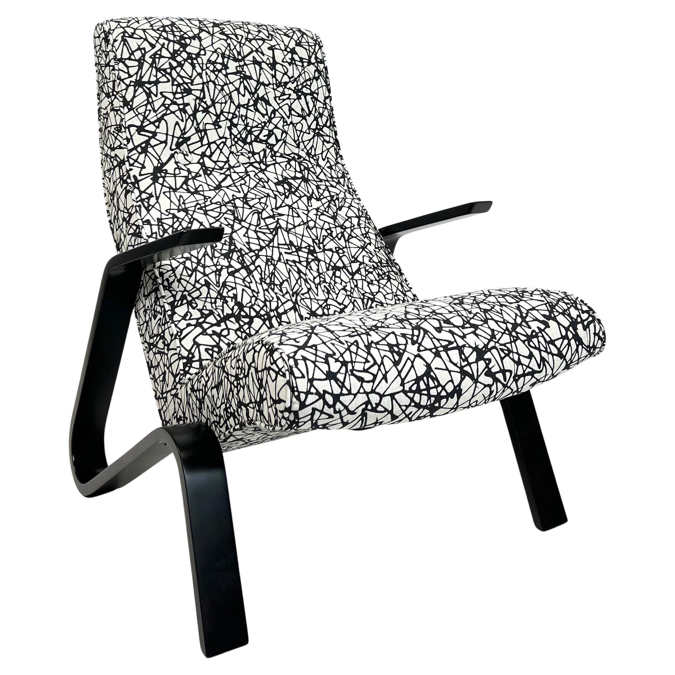 Mid-century Modern Lounge Chair "Grasshopper" by Eero Saarinen 1946