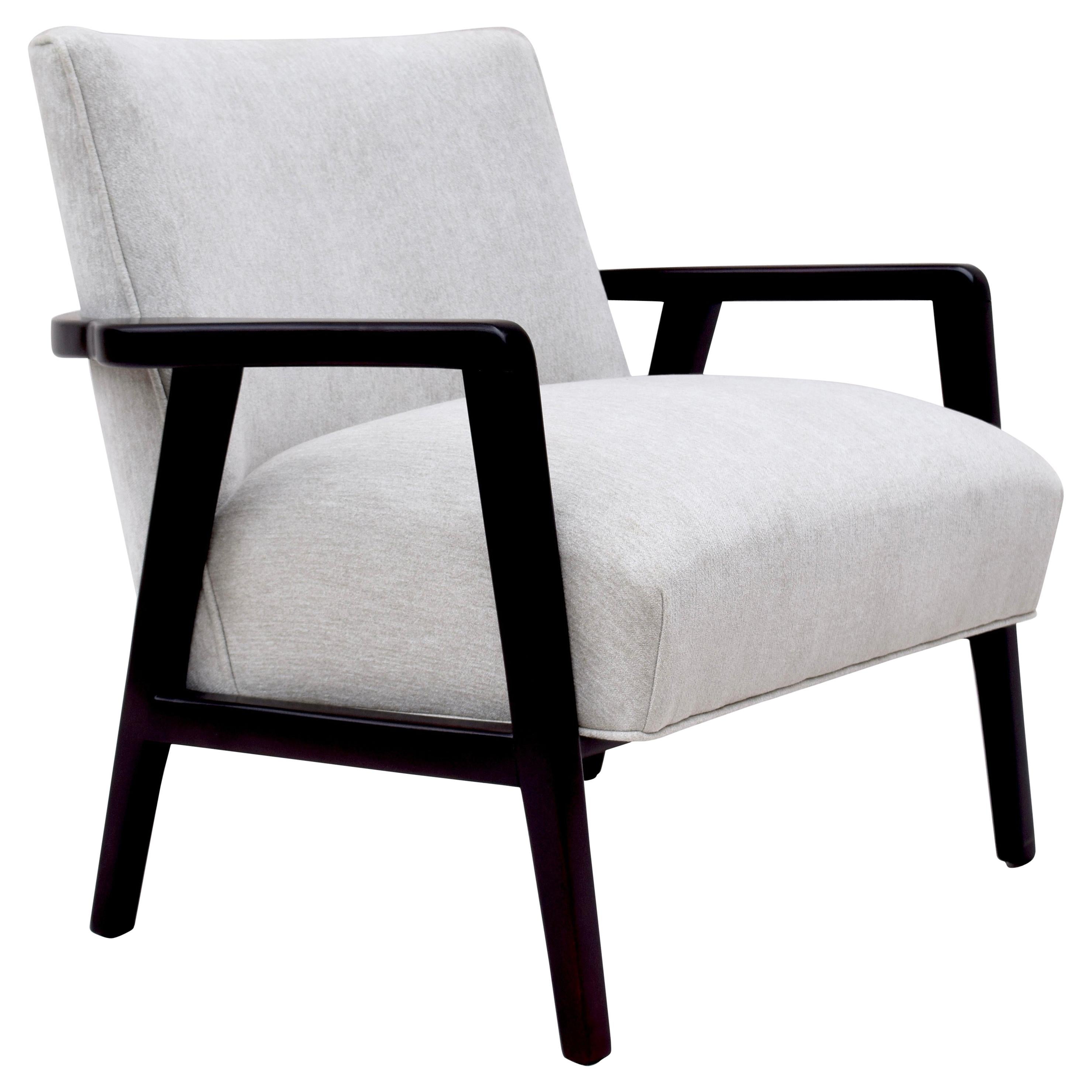 Mid-Century Modern Lounge Chair in the Style of Edward Wormley for Dunbar