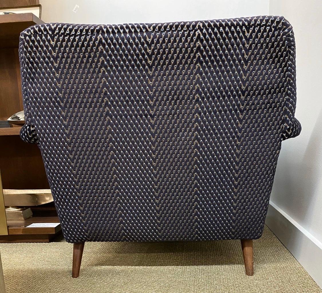 Late 20th Century Mid-Century Modern Lounge Chair Newly Reupholstered