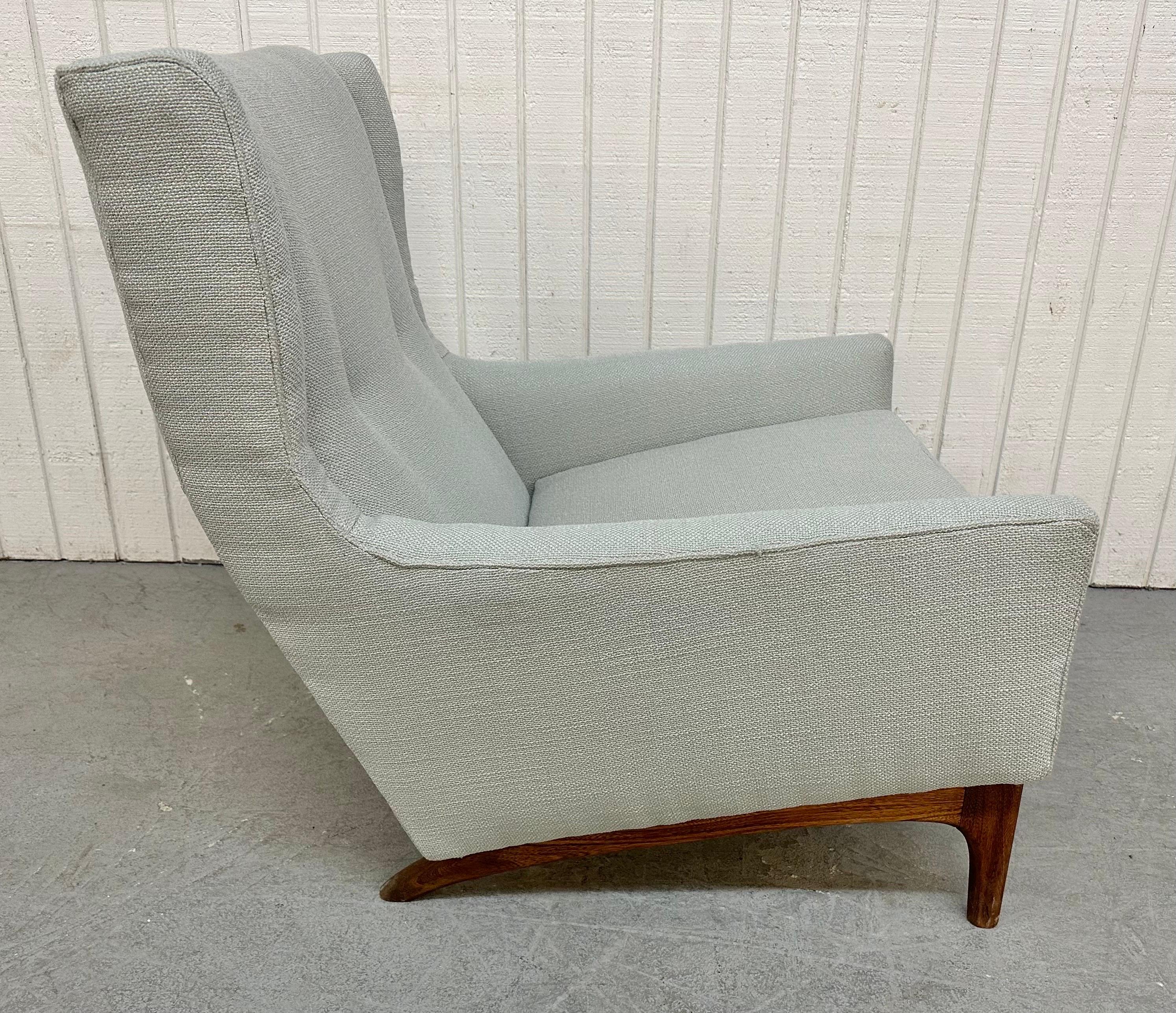 Mid-20th Century Mid-Century Modern Lounge Chair & Ottoman