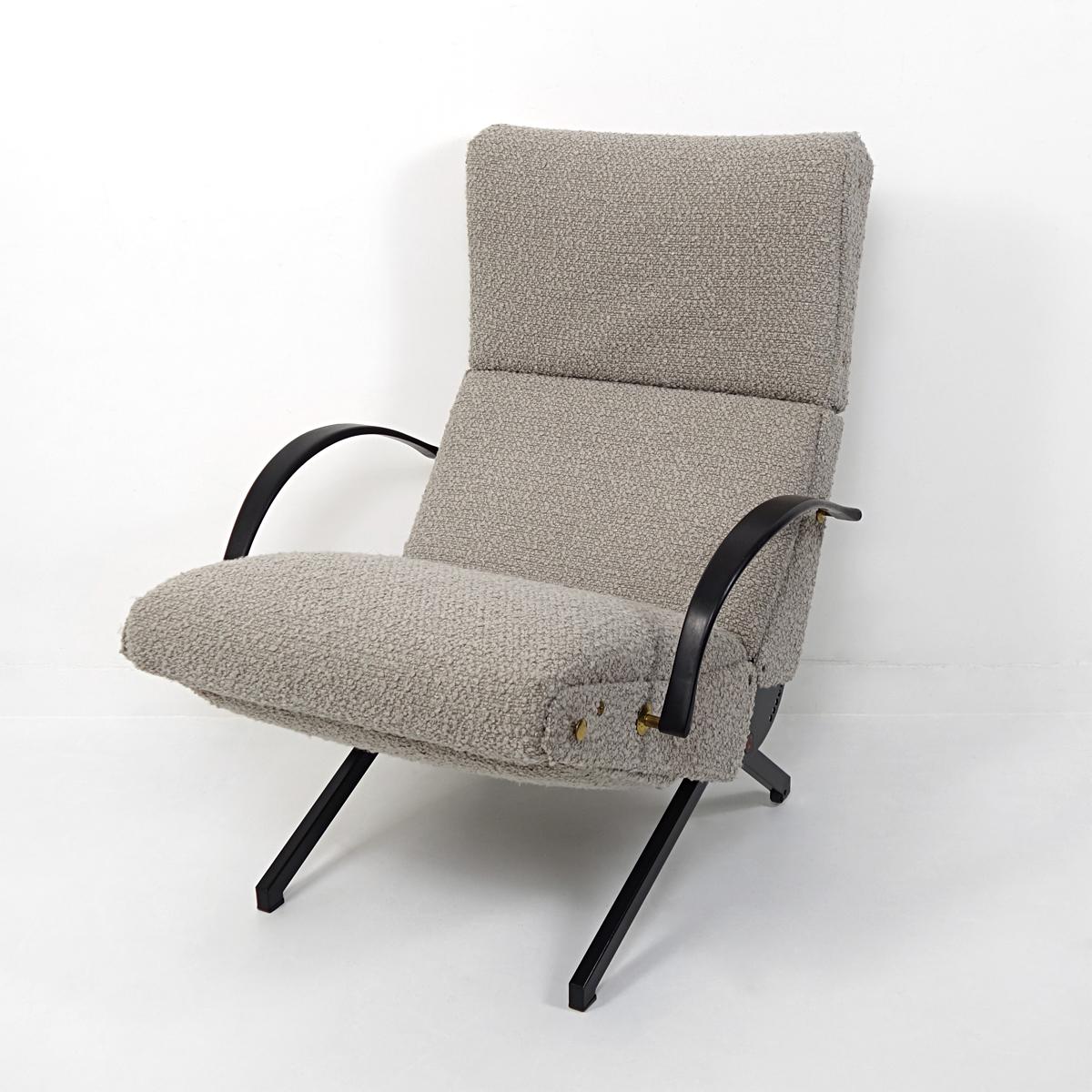 Italian Mid-Century Modern Lounge Chair P40 by Osvaldo Borsani for Tecno