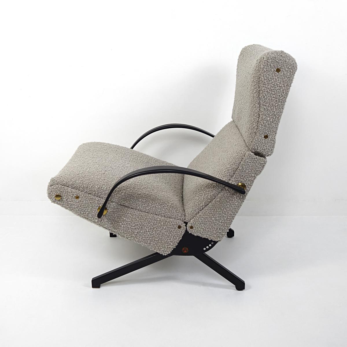 Mid-Century Modern Lounge Chair P40 by Osvaldo Borsani for Tecno In Good Condition In Doornspijk, NL