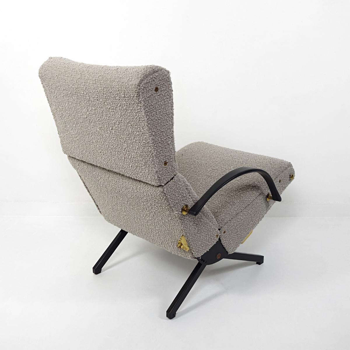 Mid-Century Modern Lounge Chair P40 by Osvaldo Borsani for Tecno 1