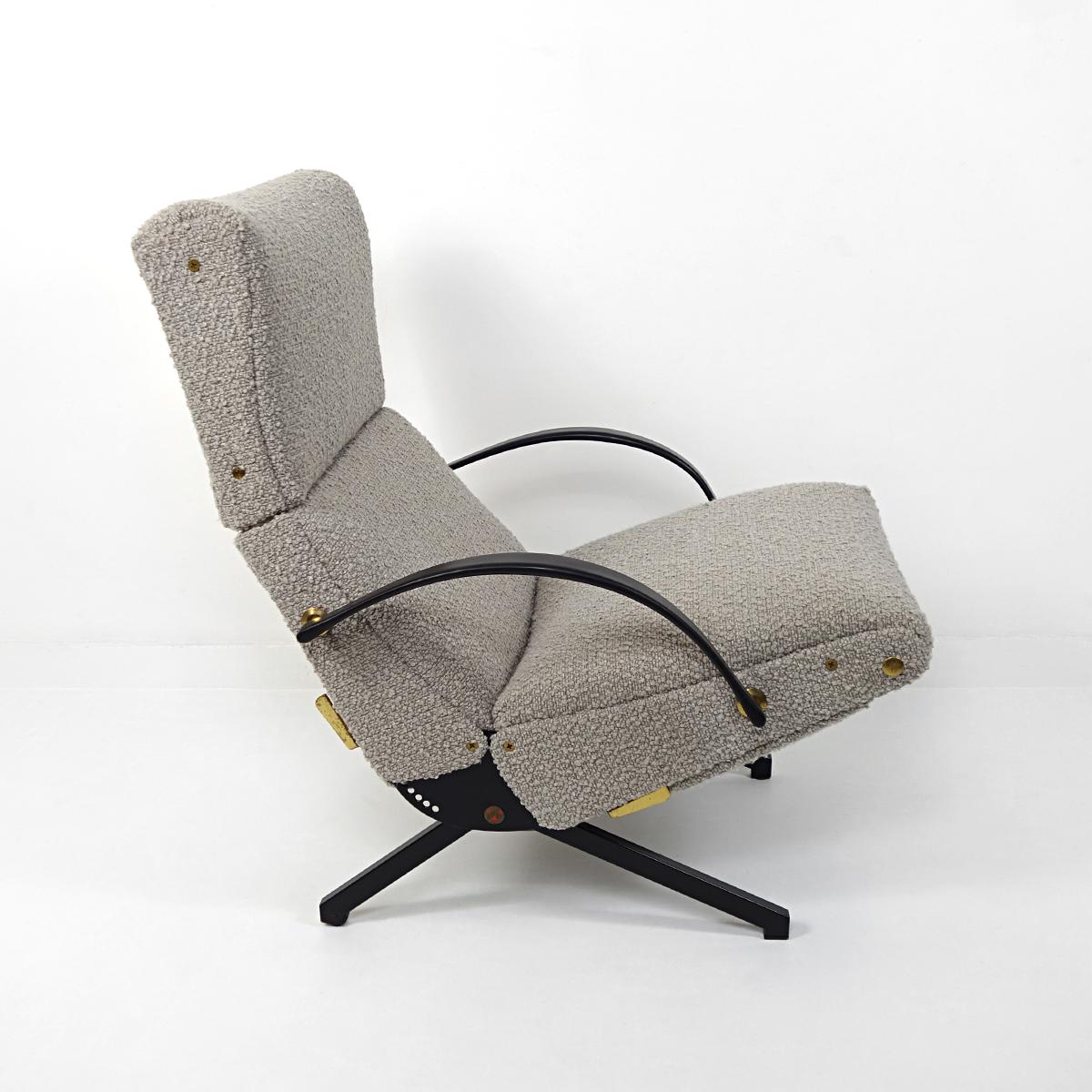 Mid-Century Modern Lounge Chair P40 by Osvaldo Borsani for Tecno 2