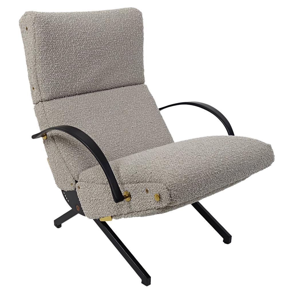 Mid-Century Modern Lounge Chair P40 by Osvaldo Borsani for Tecno