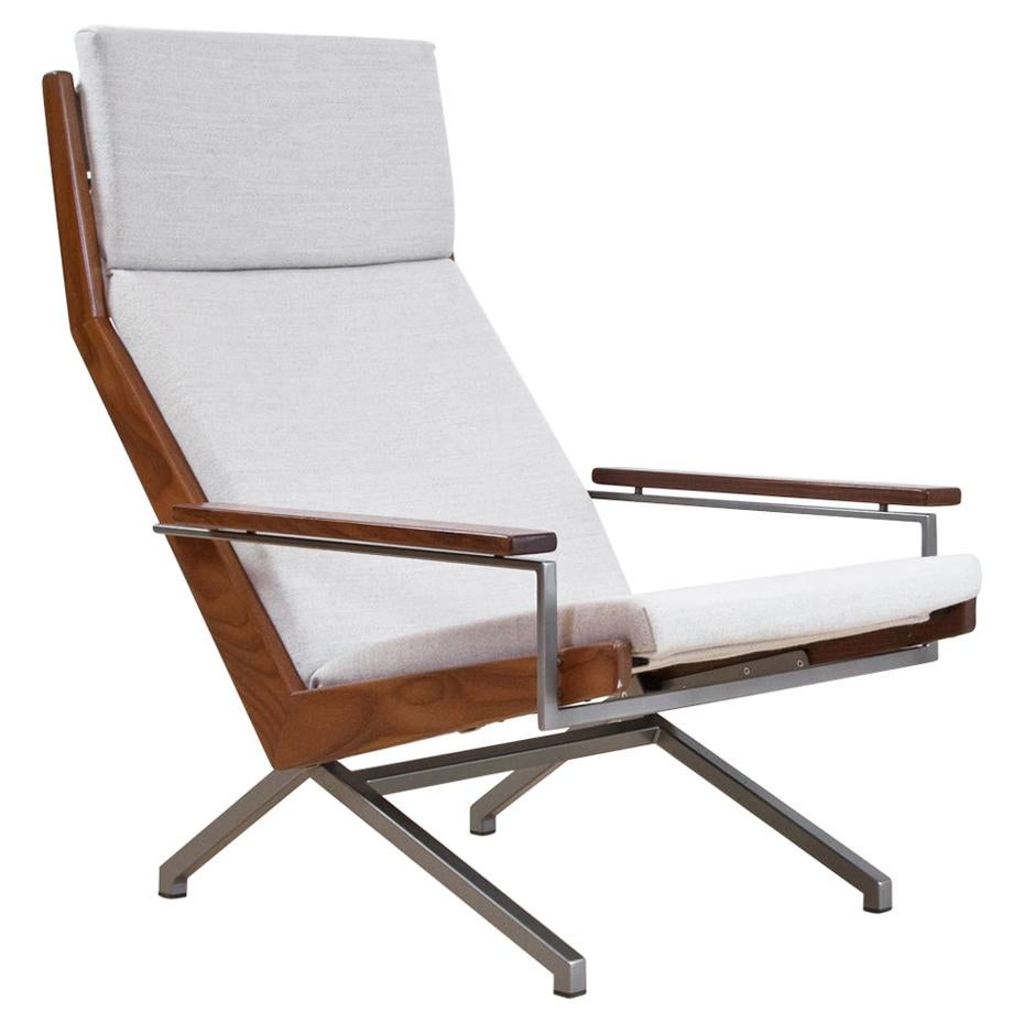 Mid-Century Modern Lounge Chair Teak with Pyramide Foot by Rob Parry, 1960s