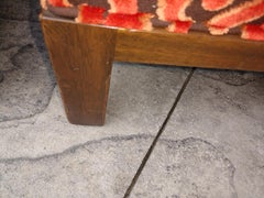 Mid-Century Modern Lounge Chair w Large Ottoman by Harvey Probber