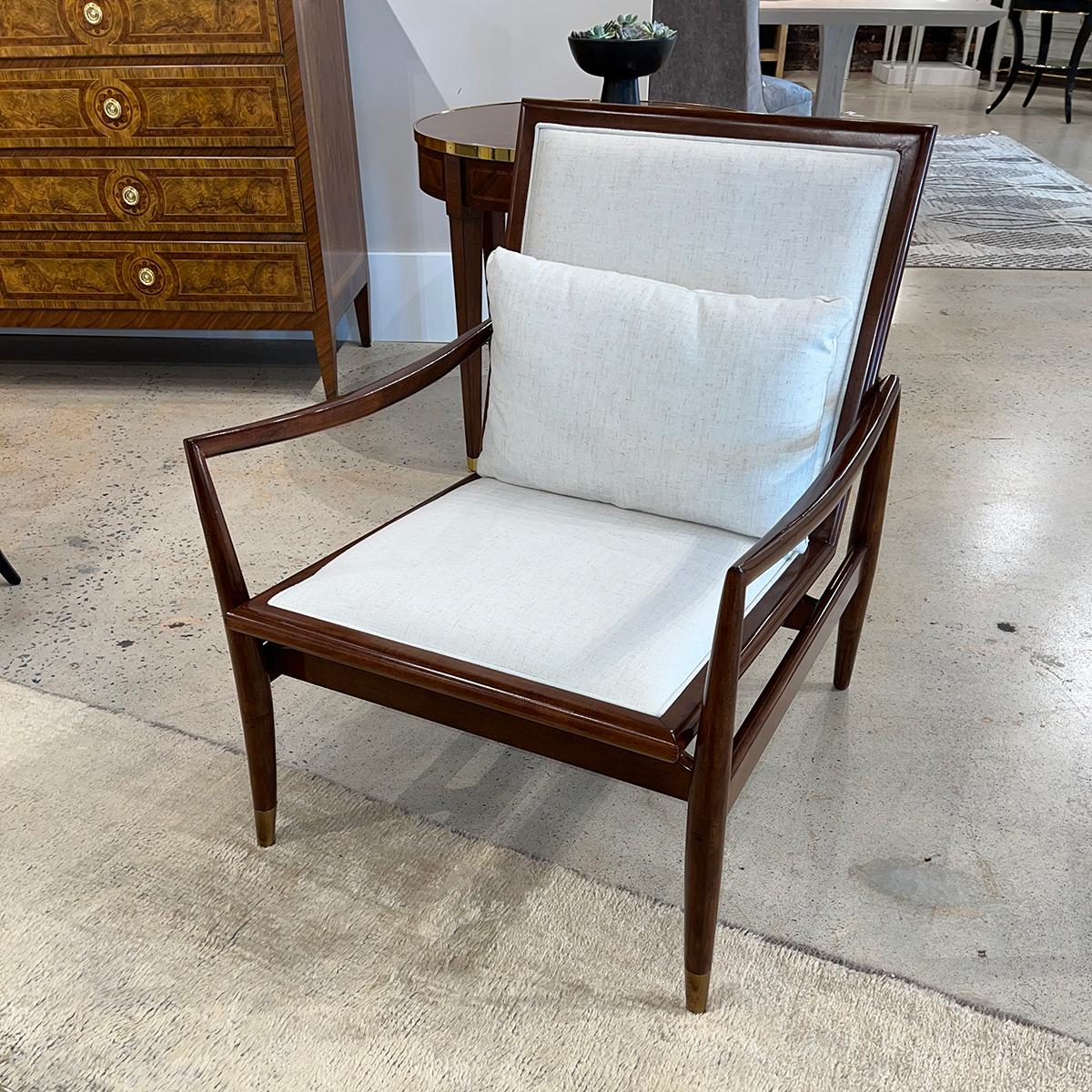 Mid-Century Modern Mid Century Modern Lounge Chair - Walnut Finish For Sale