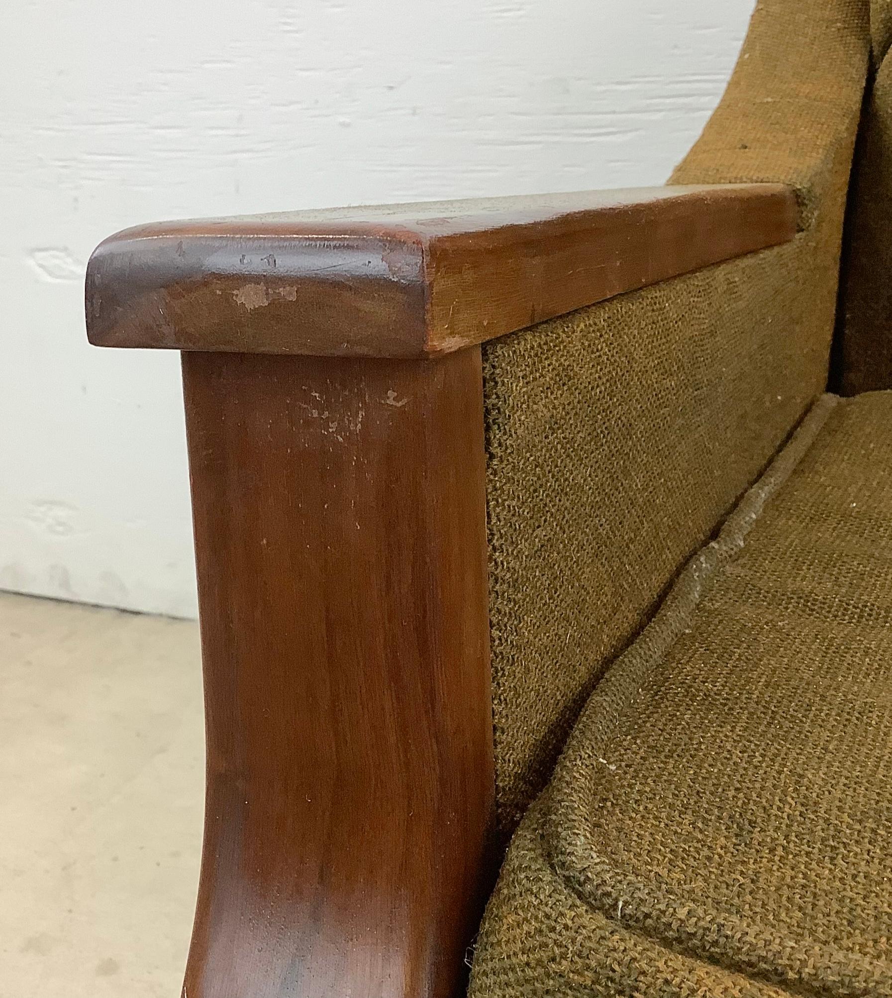 Mid-Century Modern Lounge Chair With walnut arms For Sale 6