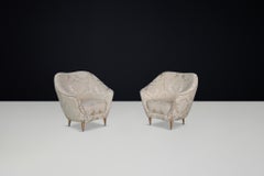 Moderne Loungesessel aus der Mitte des Jahrhunderts von Federico Munari mit Originalpolsterung