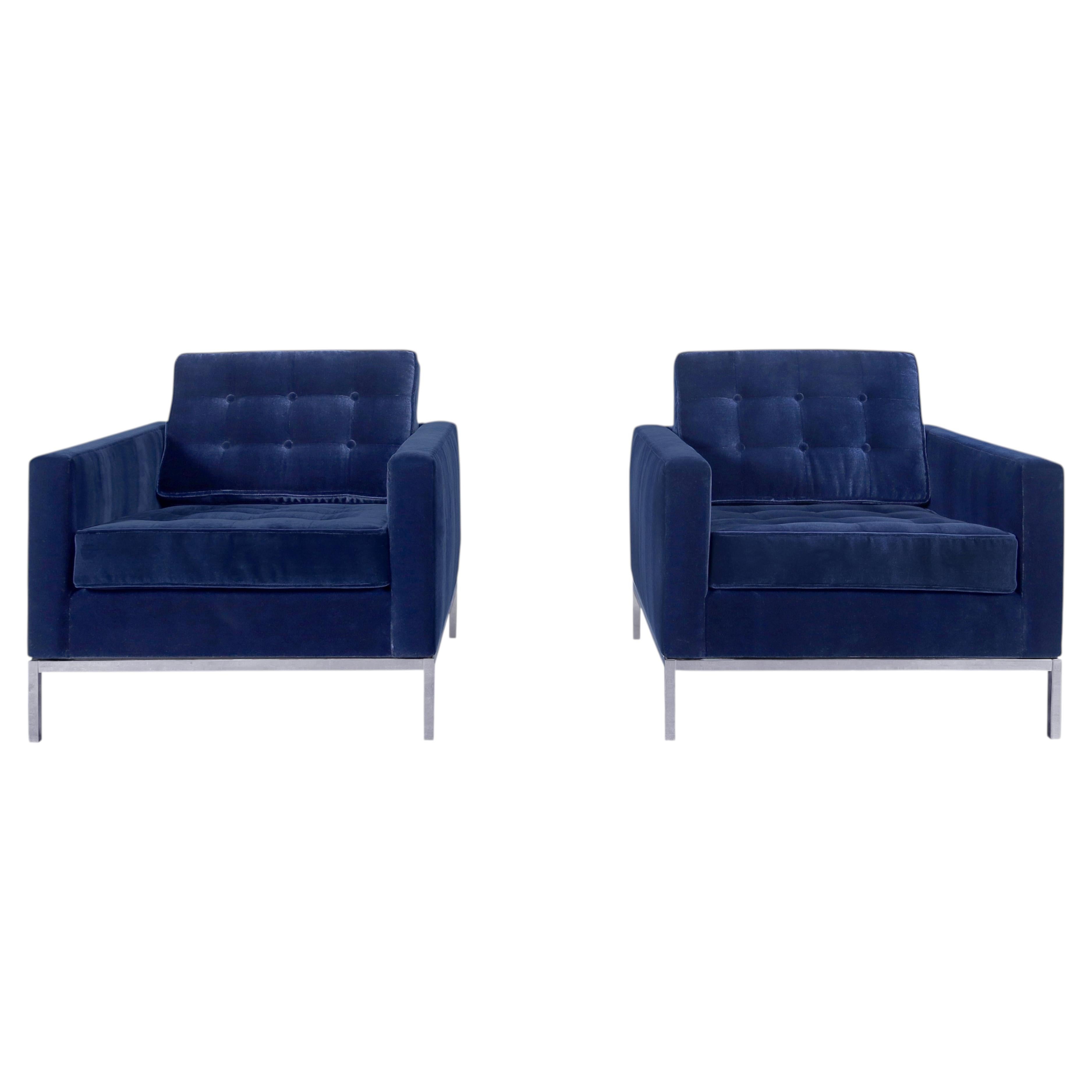 Sillas de salón modernas de mediados de siglo de Florence Knoll para Knoll International