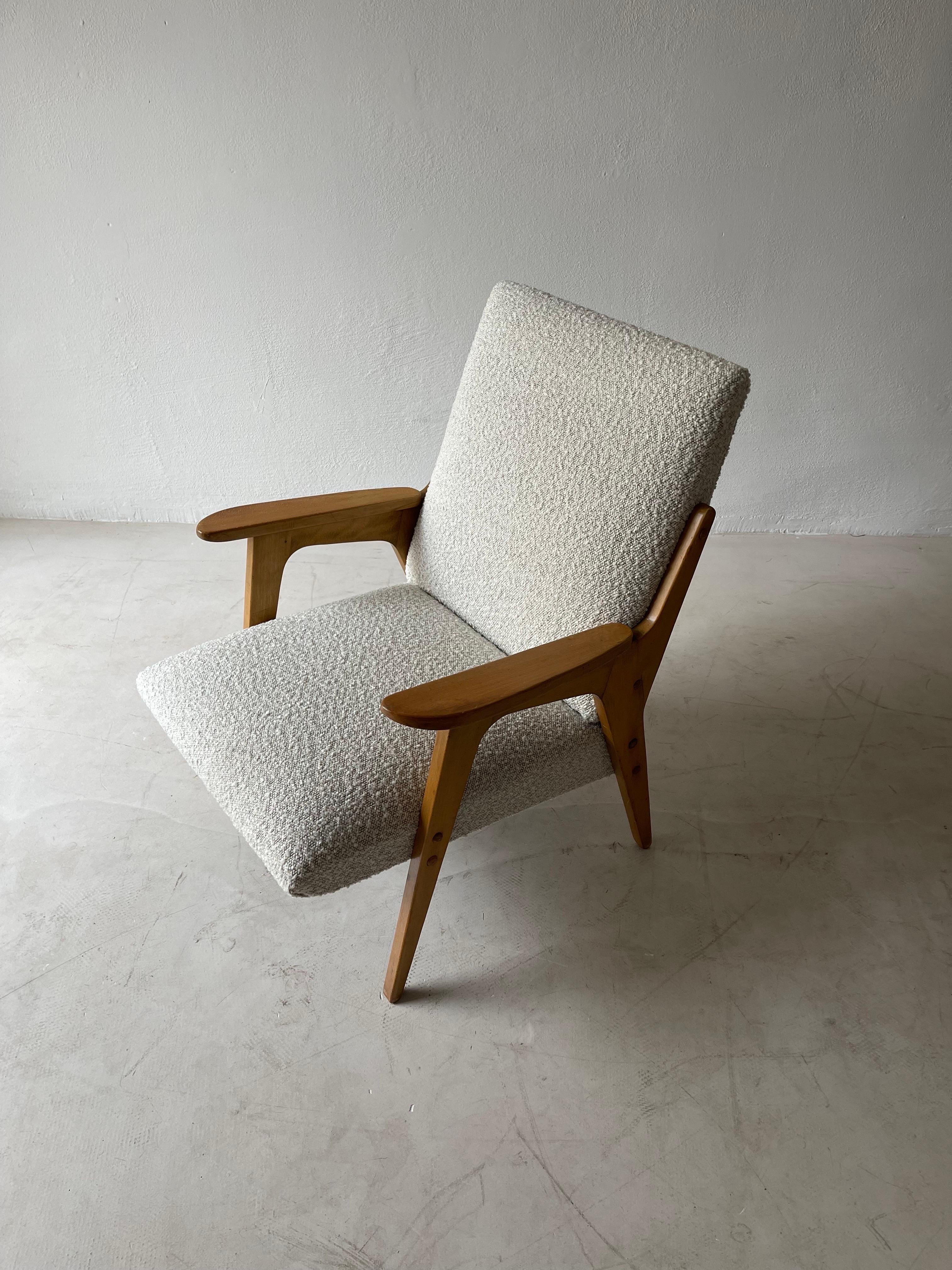 Mid-Century Modern Lounge Chairs by Franz Schuster in the Style of Gio Ponti 1