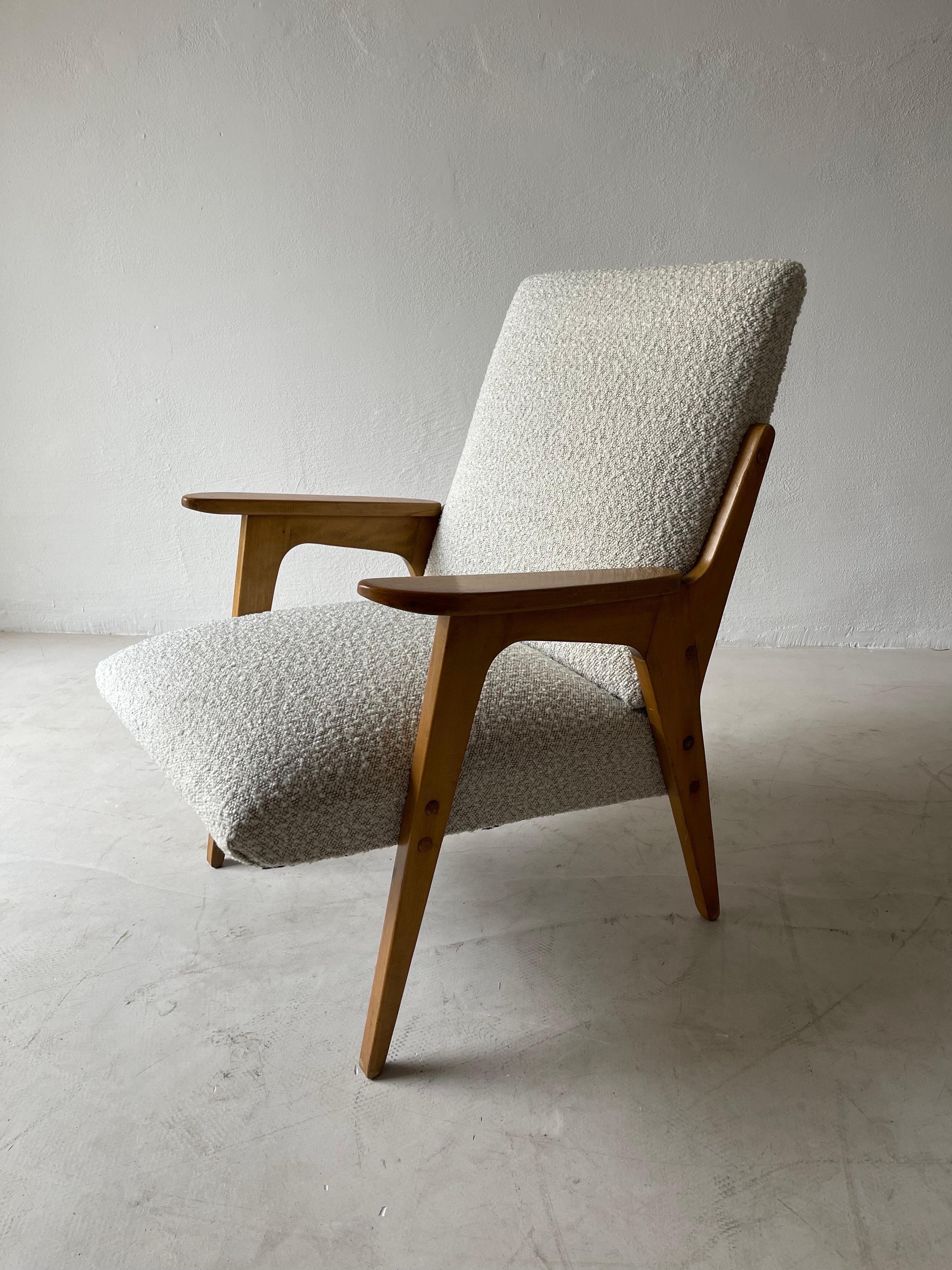 Mid-Century Modern Lounge Chairs by Franz Schuster in the Style of Gio Ponti 2
