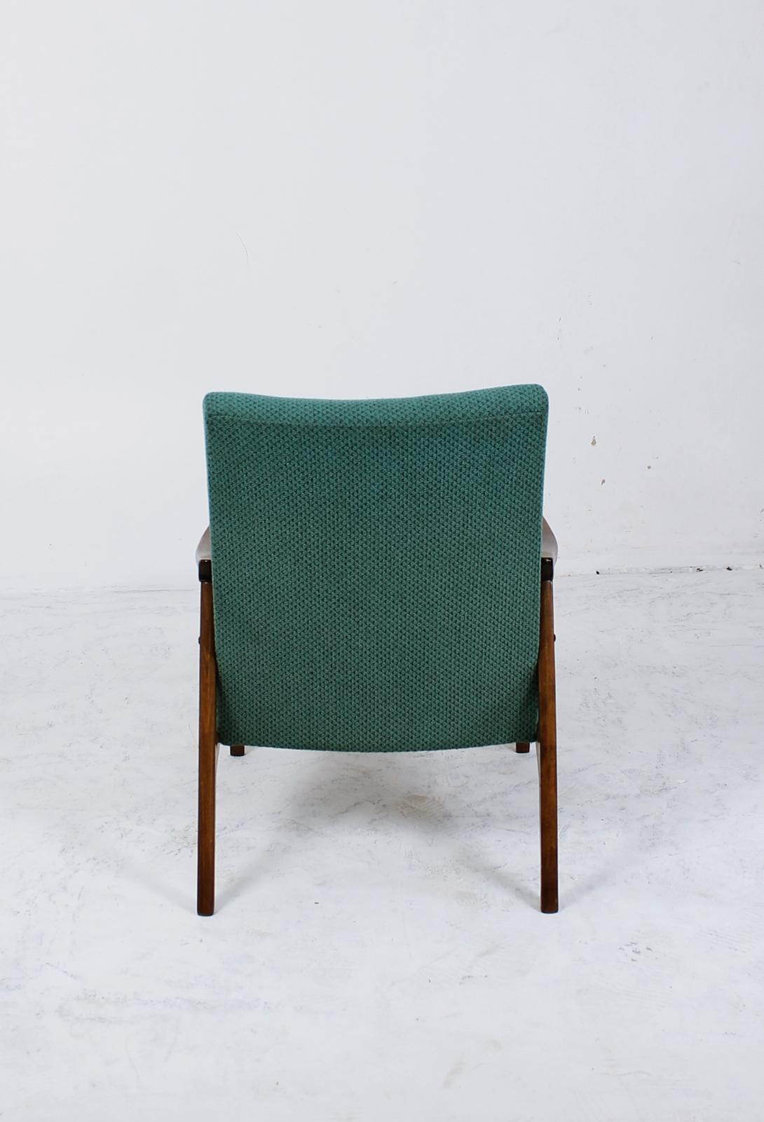 Stained Mid-Century Modern Lounge Chair by Jiří Jiroutek for Interier Praha