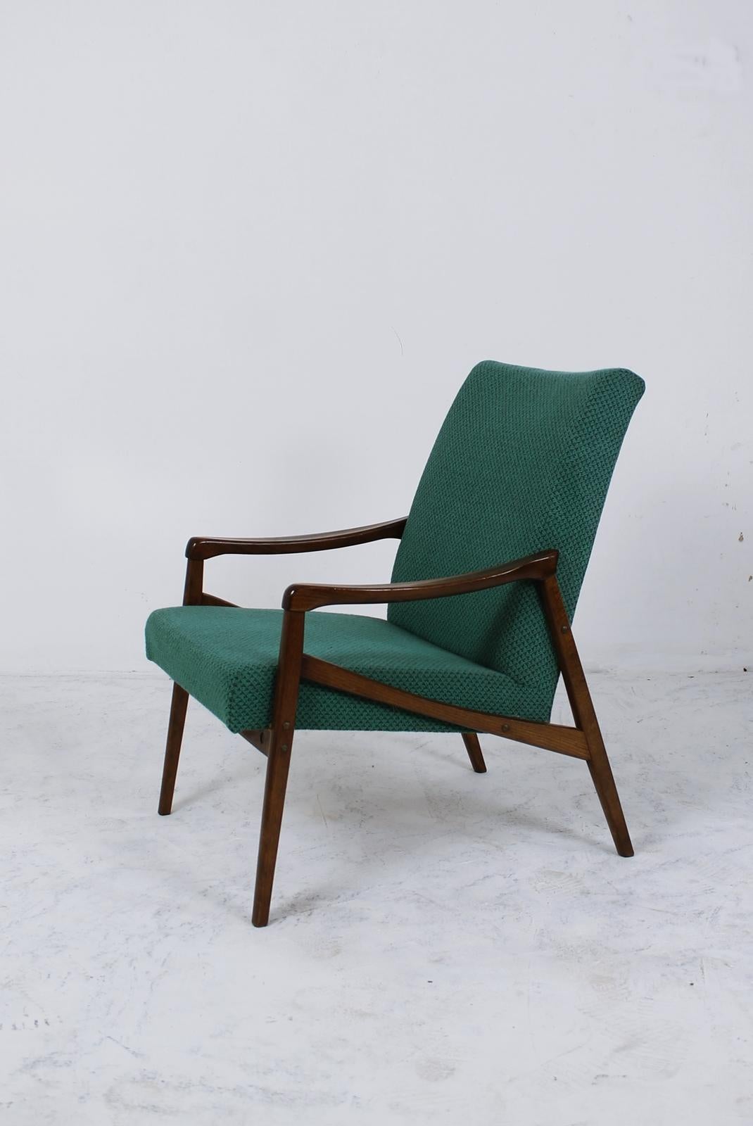20th Century Mid-Century Modern Lounge Chair by Jiří Jiroutek for Interier Praha