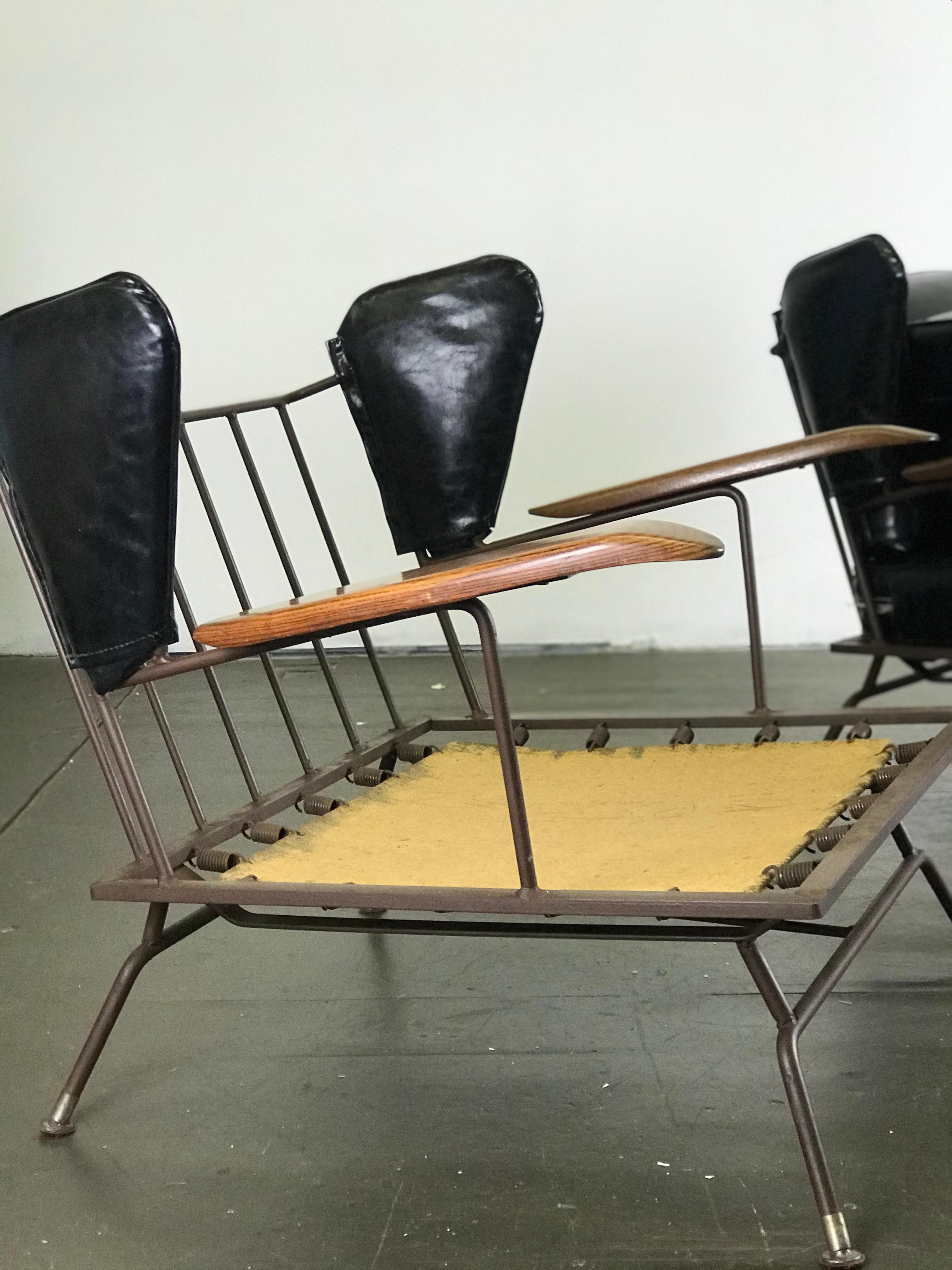Mid-Century Modern Lounge Chairs by Max Stout In Good Condition In Framingham, MA