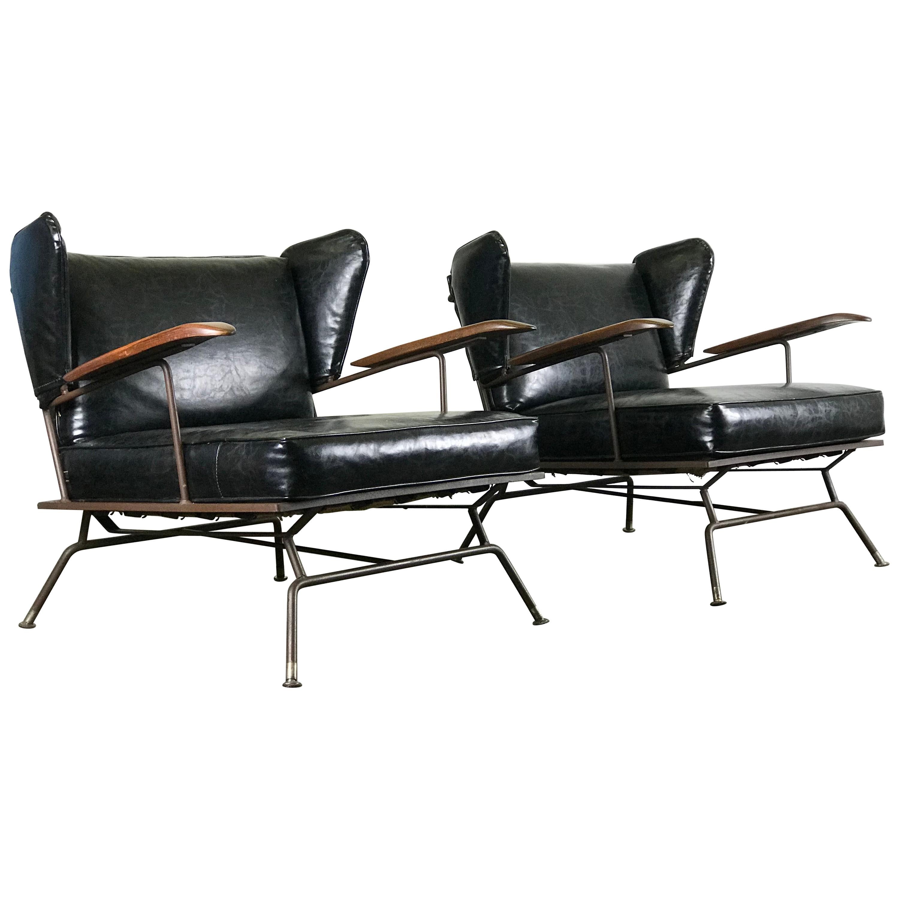 Mid-Century Modern Lounge Chairs by Max Stout