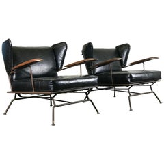 Vintage Mid-Century Modern Lounge Chairs by Max Stout