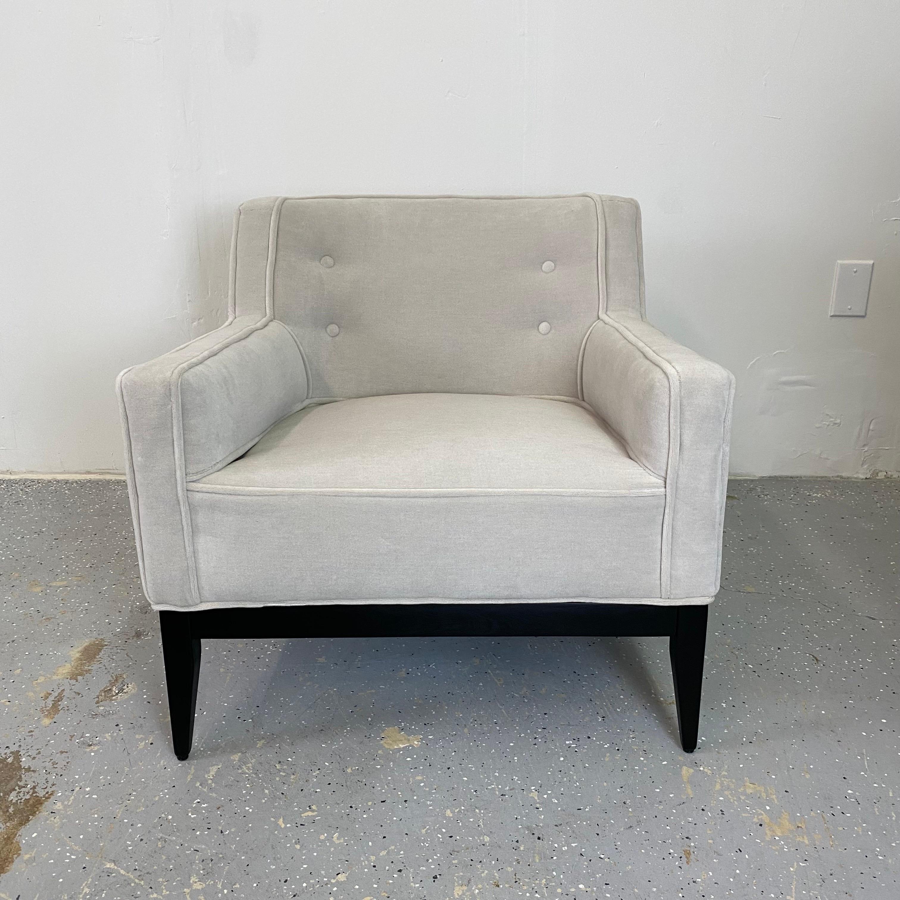 Upholstery Mid-Century Modern Lounge Chairs For Sale