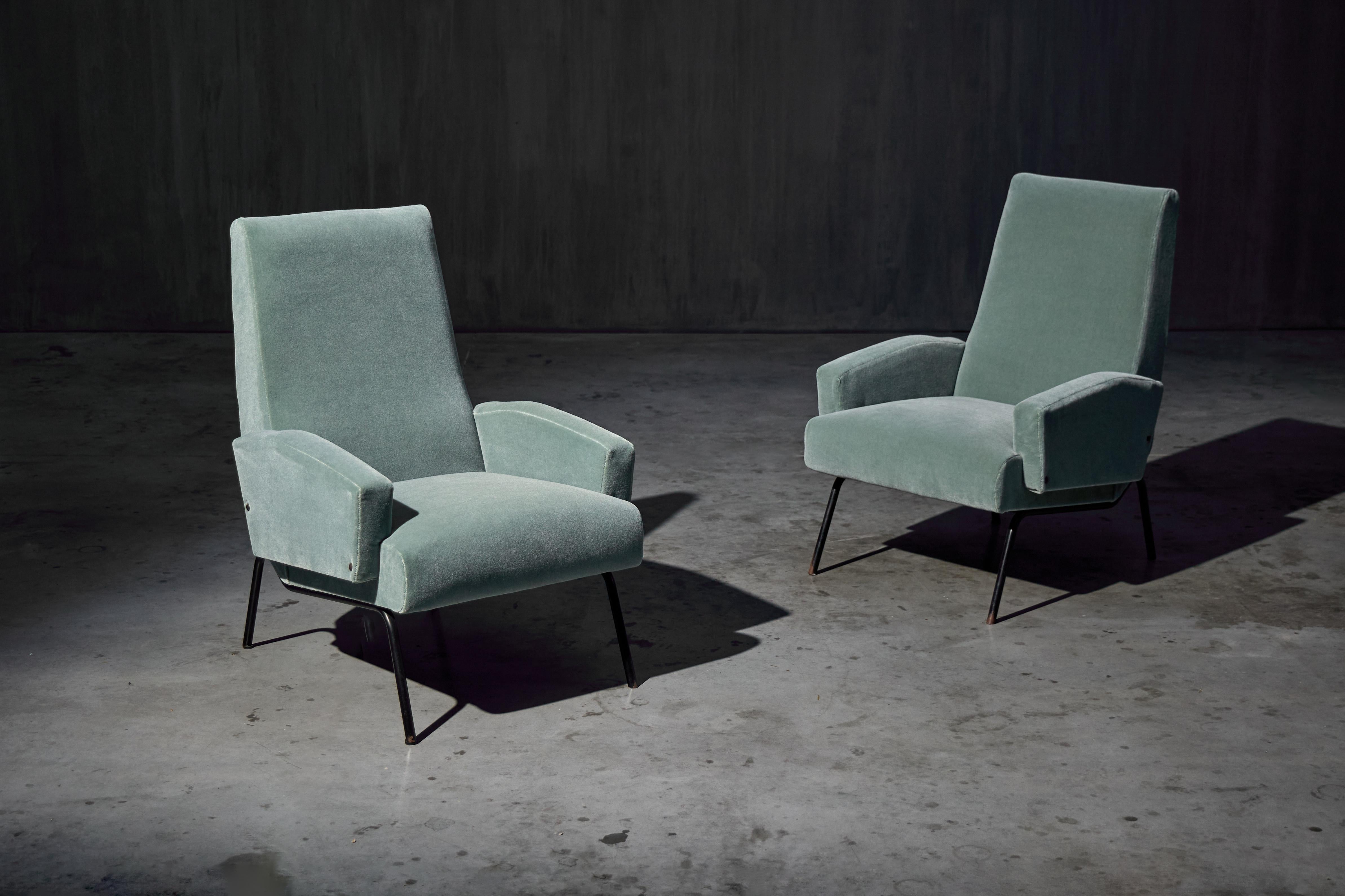 Mid-Century Modern Chaises longues The Moderns dans le style de Gastone Rinaldi, Italie, années 1950 en vente
