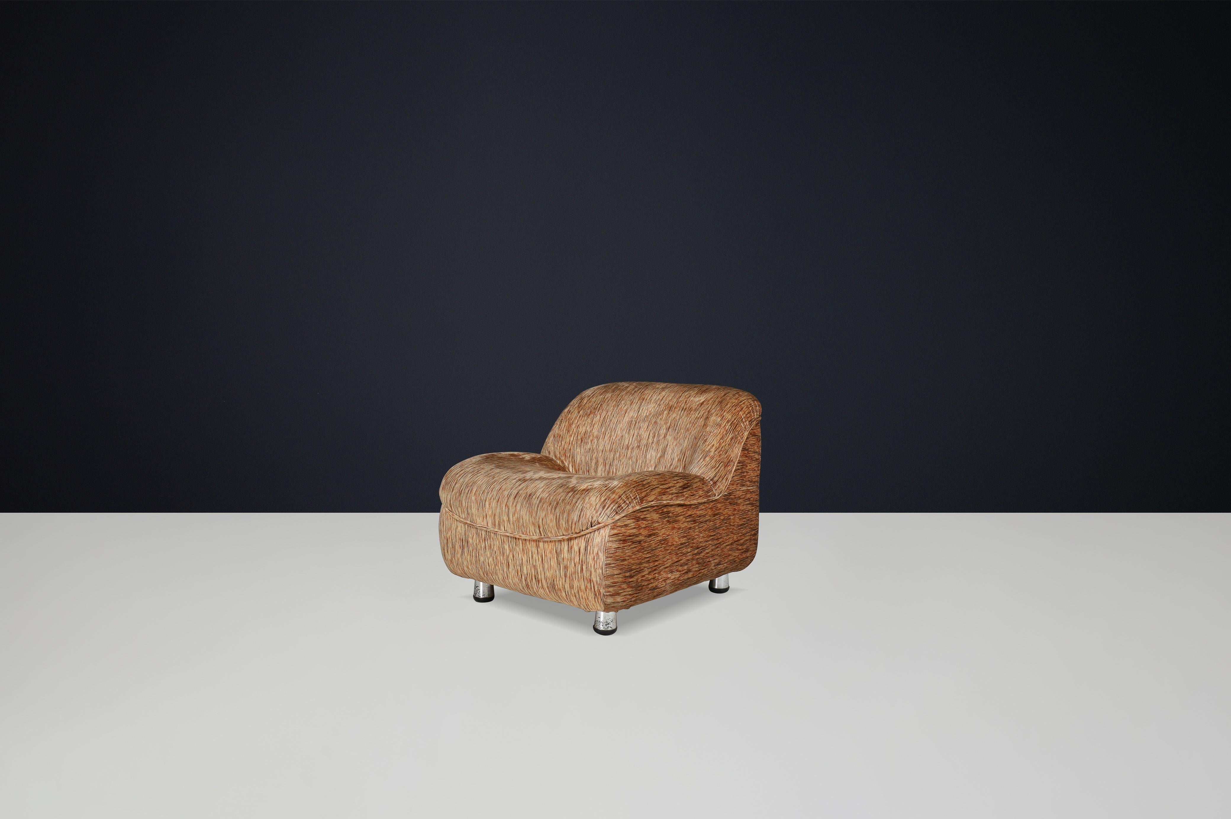 Moderne Loungesessel aus der Mitte des Jahrhunderts im Stil von Guido Faleschini, Italien, 1970er Jahre im Angebot 3