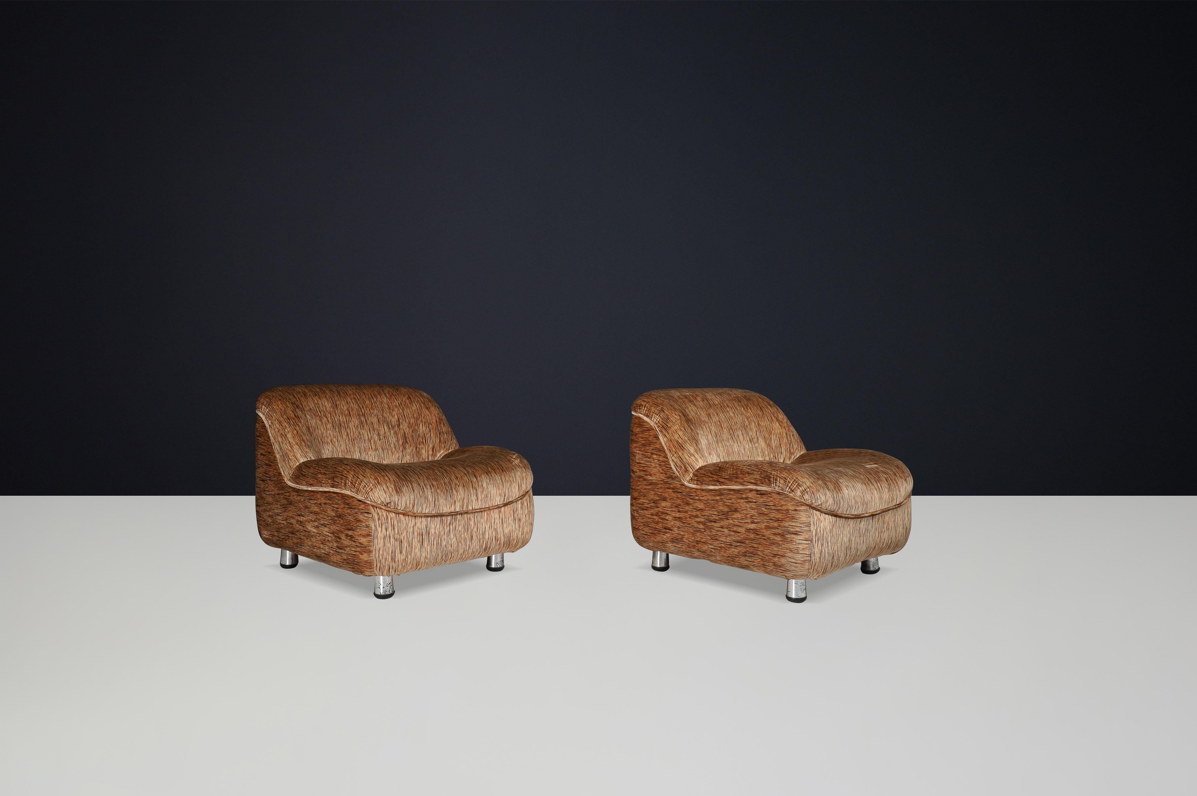 Moderne Loungesessel aus der Mitte des Jahrhunderts im Stil von Guido Faleschini, Italien, 1970er Jahre (Moderne der Mitte des Jahrhunderts) im Angebot