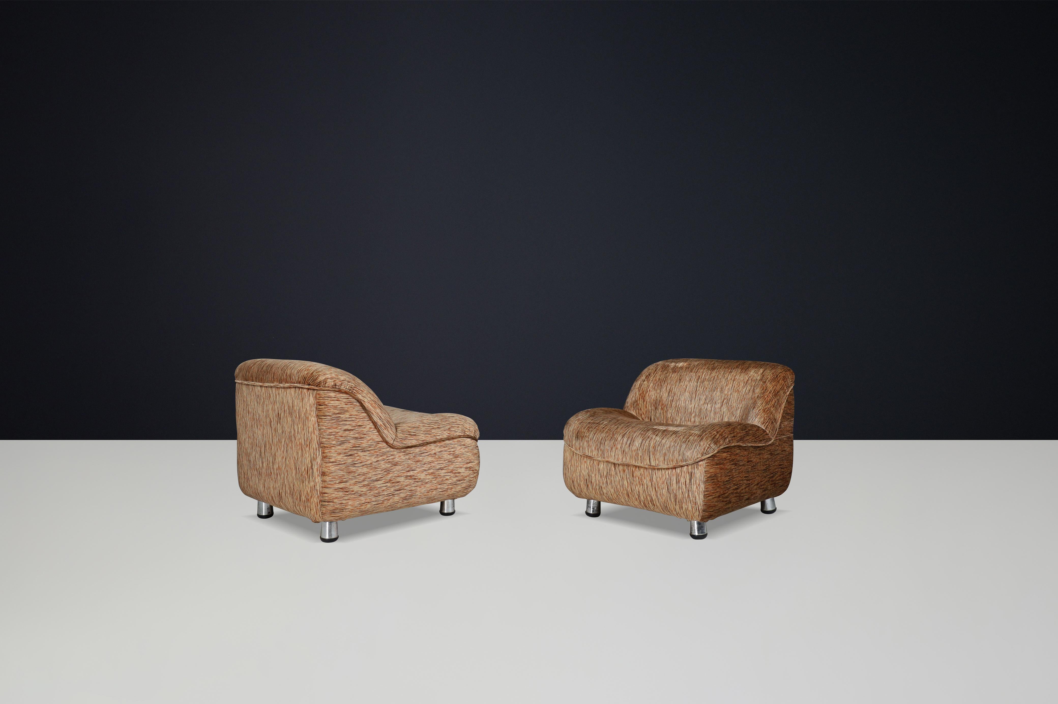Moderne Loungesessel aus der Mitte des Jahrhunderts im Stil von Guido Faleschini, Italien, 1970er Jahre (Italienisch) im Angebot