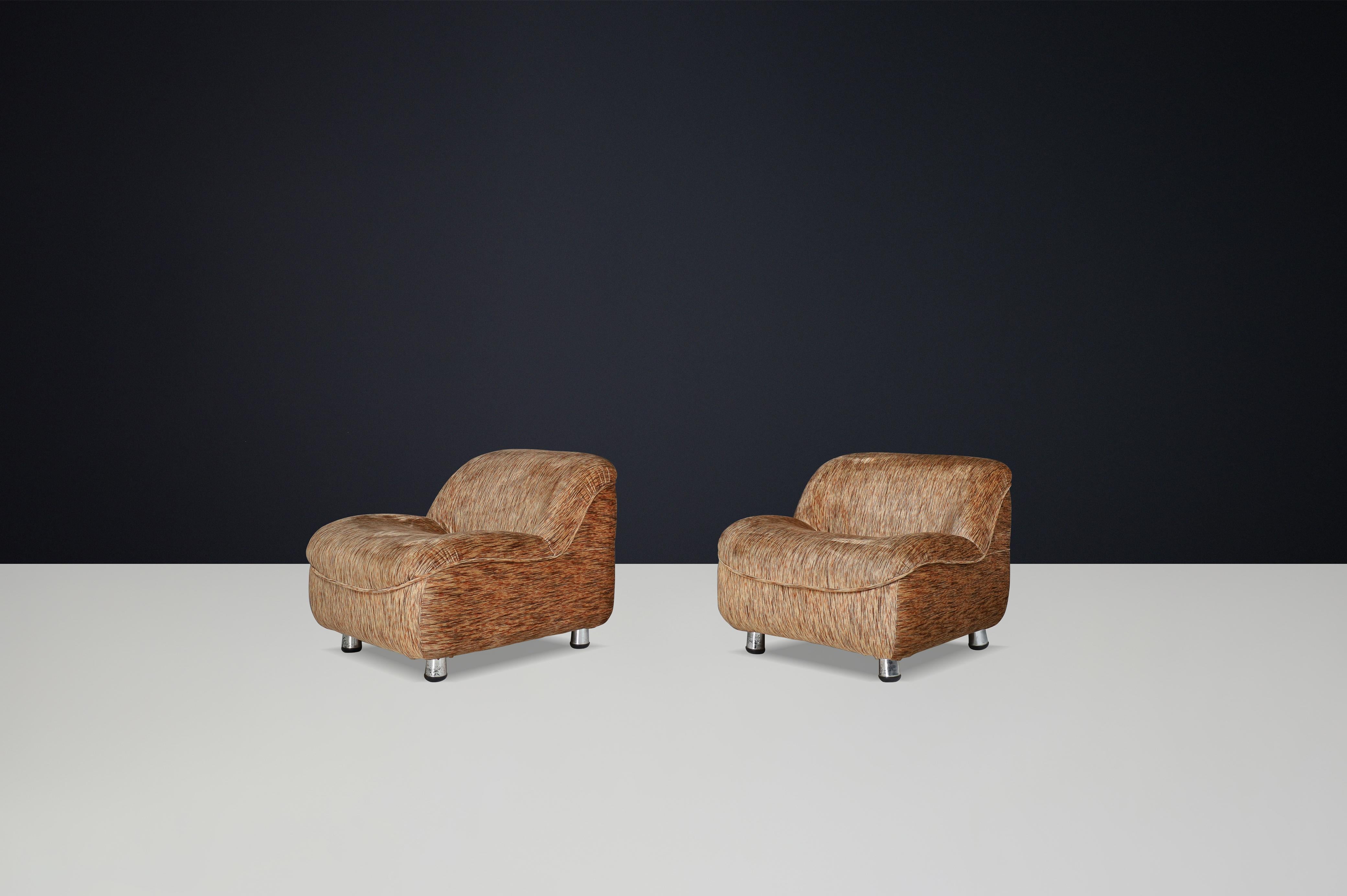 Moderne Loungesessel aus der Mitte des Jahrhunderts im Stil von Guido Faleschini, Italien, 1970er Jahre im Zustand „Gut“ im Angebot in Almelo, NL