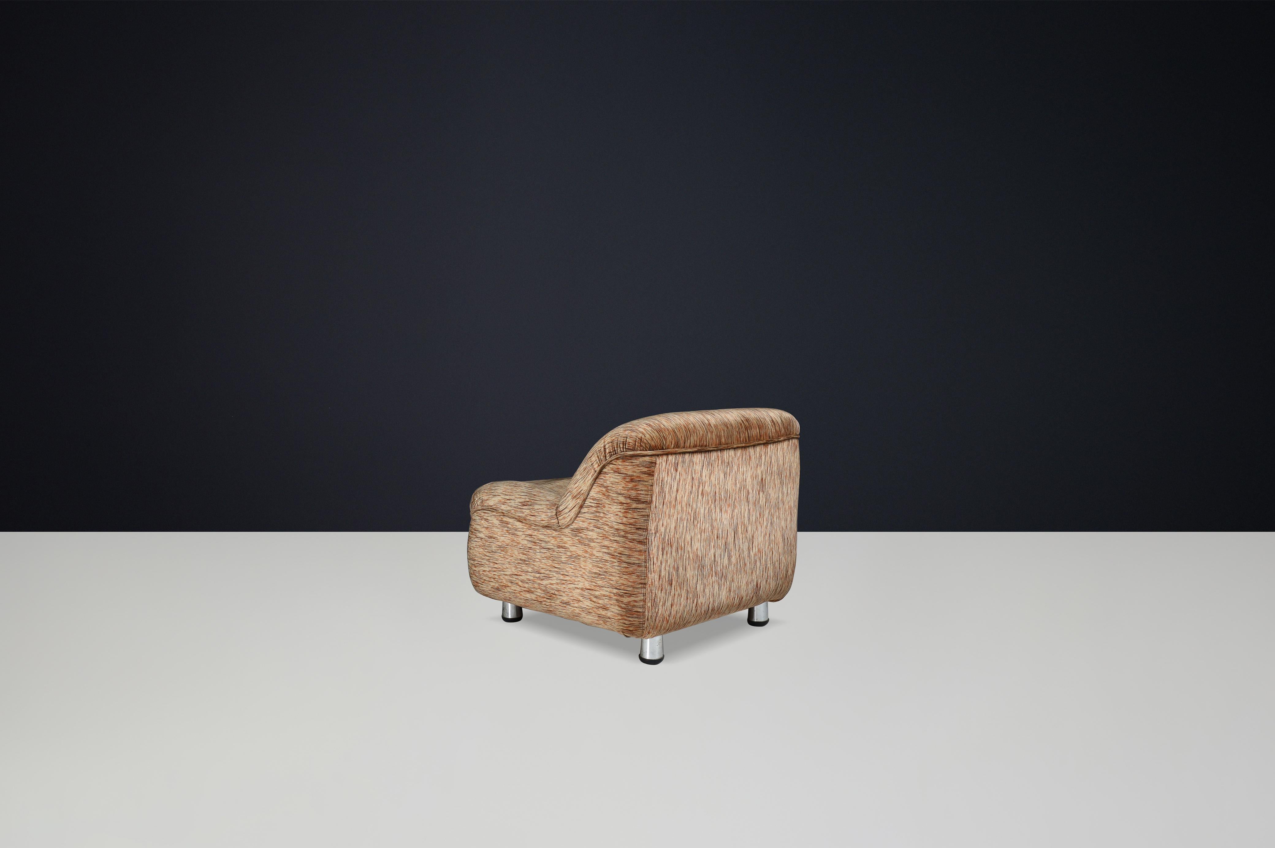 Moderne Loungesessel aus der Mitte des Jahrhunderts im Stil von Guido Faleschini, Italien, 1970er Jahre (Polster) im Angebot