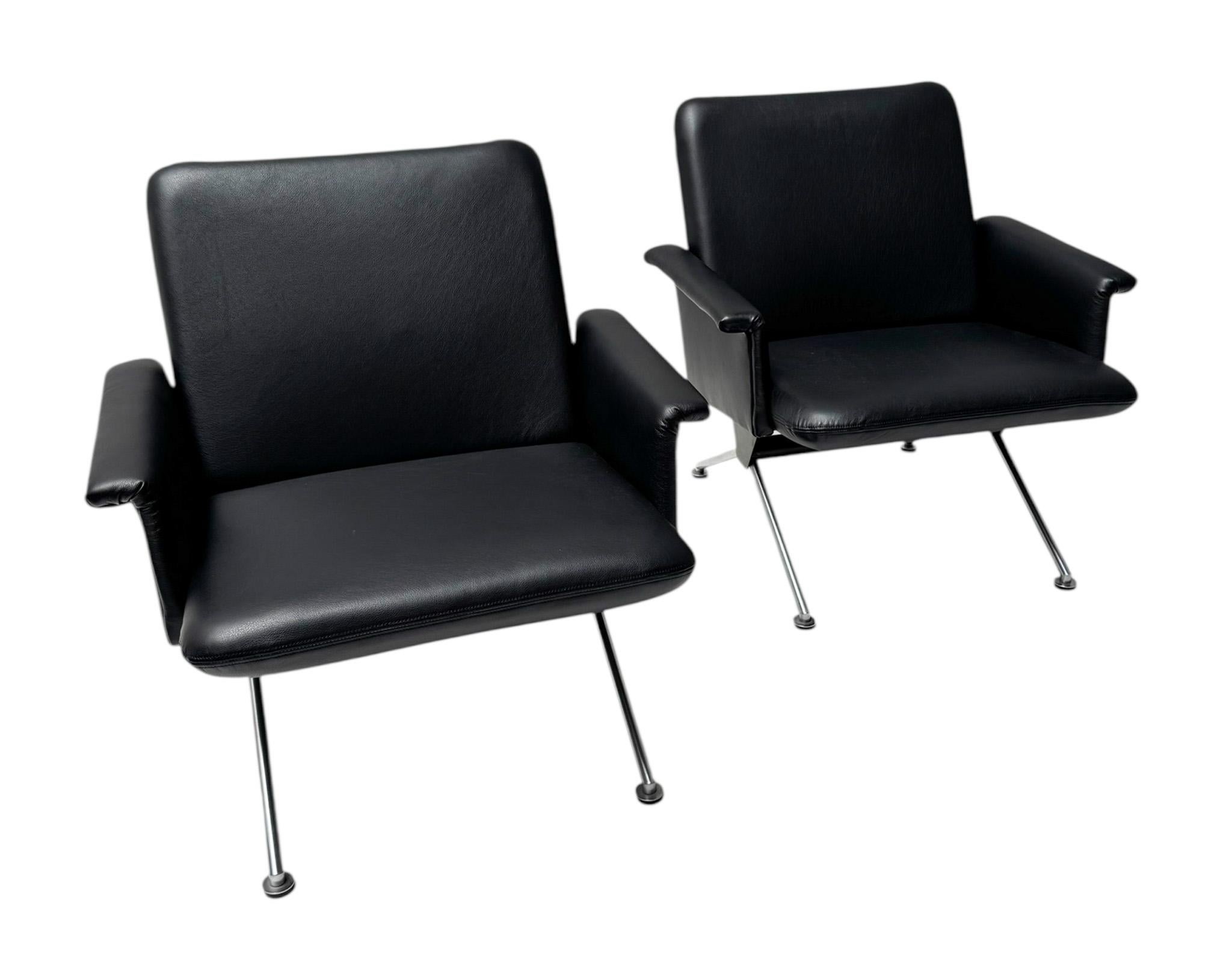 Sedie da salotto moderne di metà secolo n. 1432 di Andre Cordemeijer per Gispen, 1961 in vendita 4