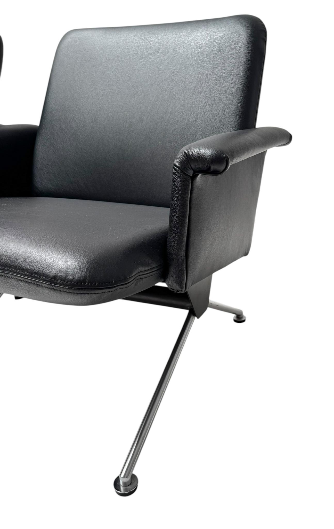 Sedie da salotto moderne di metà secolo n. 1432 di Andre Cordemeijer per Gispen, 1961 in vendita 6