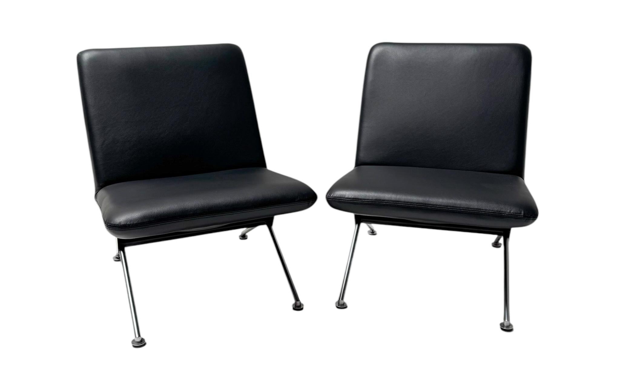 Mid-Century moderno Sedie da salotto moderne di metà secolo n. 1432 di Andre Cordemeijer per Gispen, 1961 in vendita