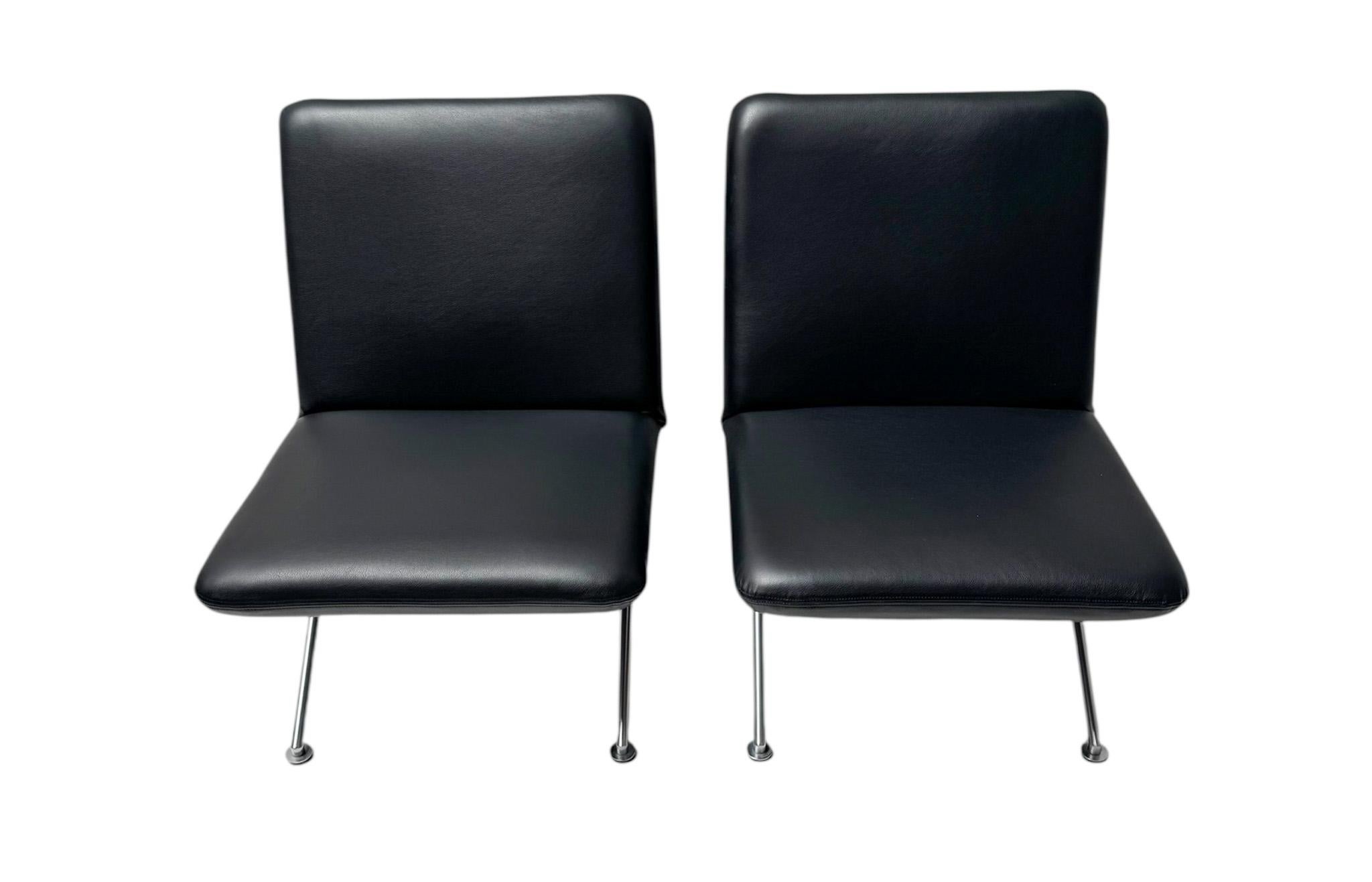 Olandese Sedie da salotto moderne di metà secolo n. 1432 di Andre Cordemeijer per Gispen, 1961 in vendita