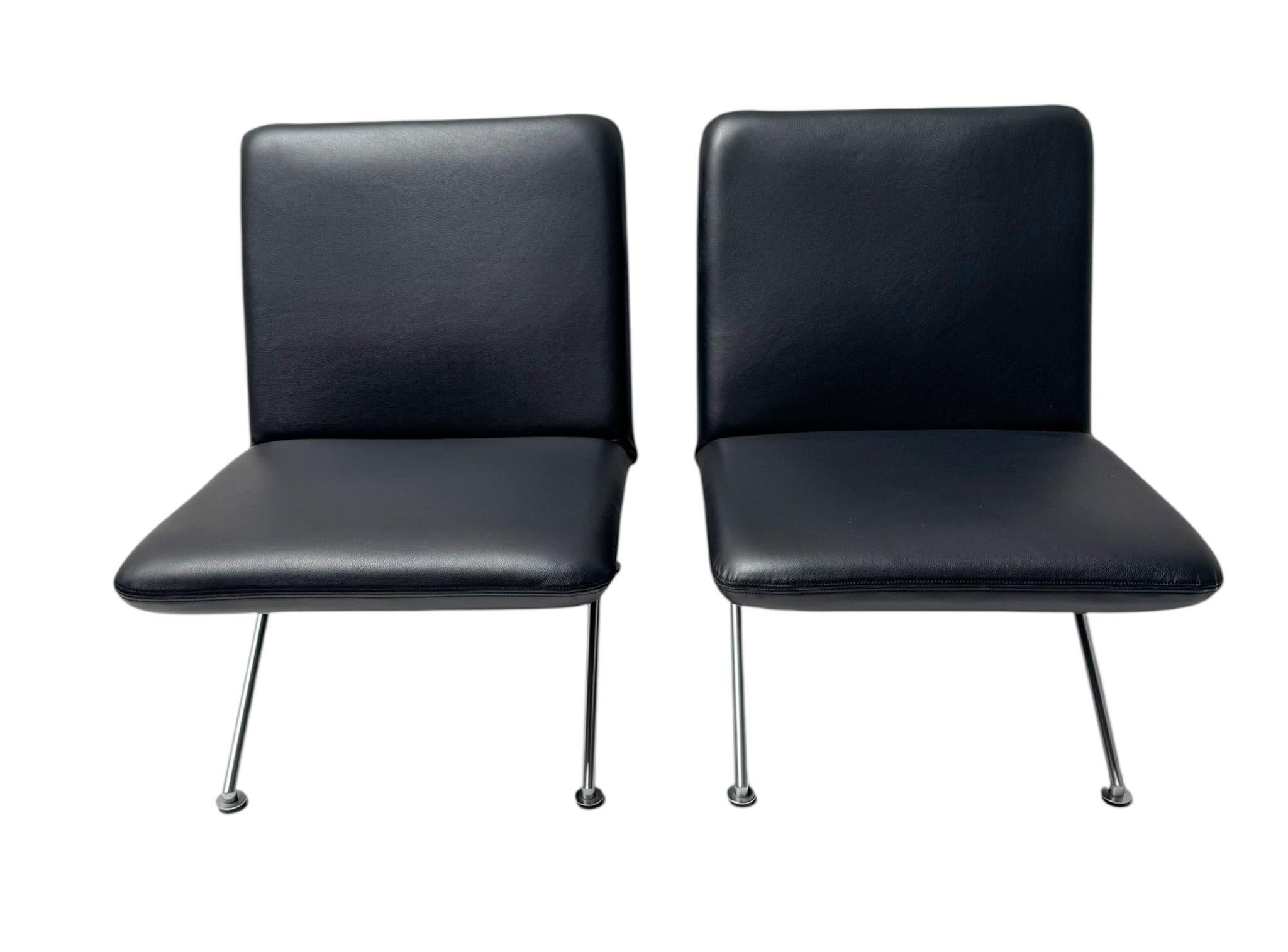 Sedie da salotto moderne di metà secolo n. 1432 di Andre Cordemeijer per Gispen, 1961 In condizioni buone in vendita a Amsterdam, NL