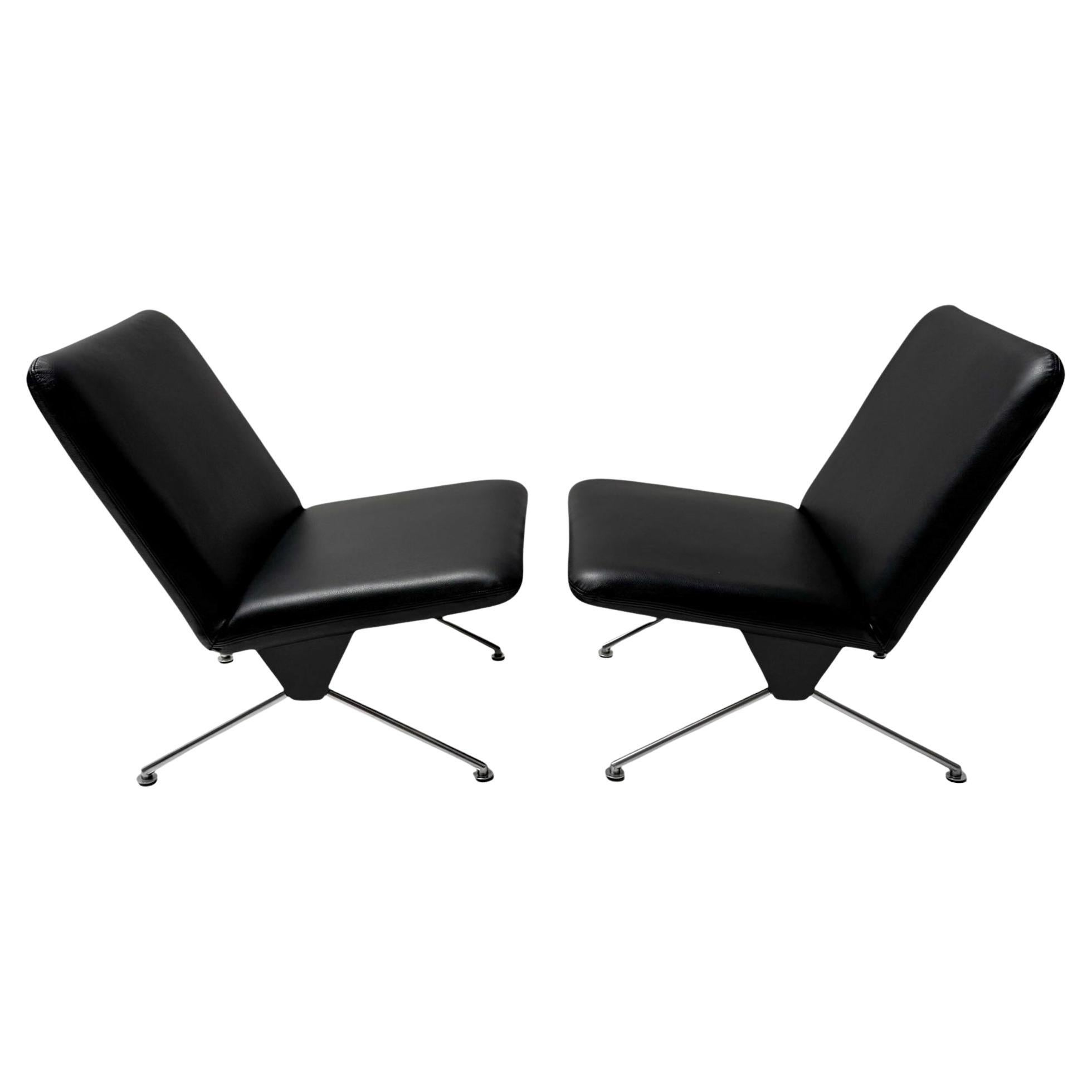 Sedie da salotto moderne di metà secolo n. 1432 di Andre Cordemeijer per Gispen, 1961