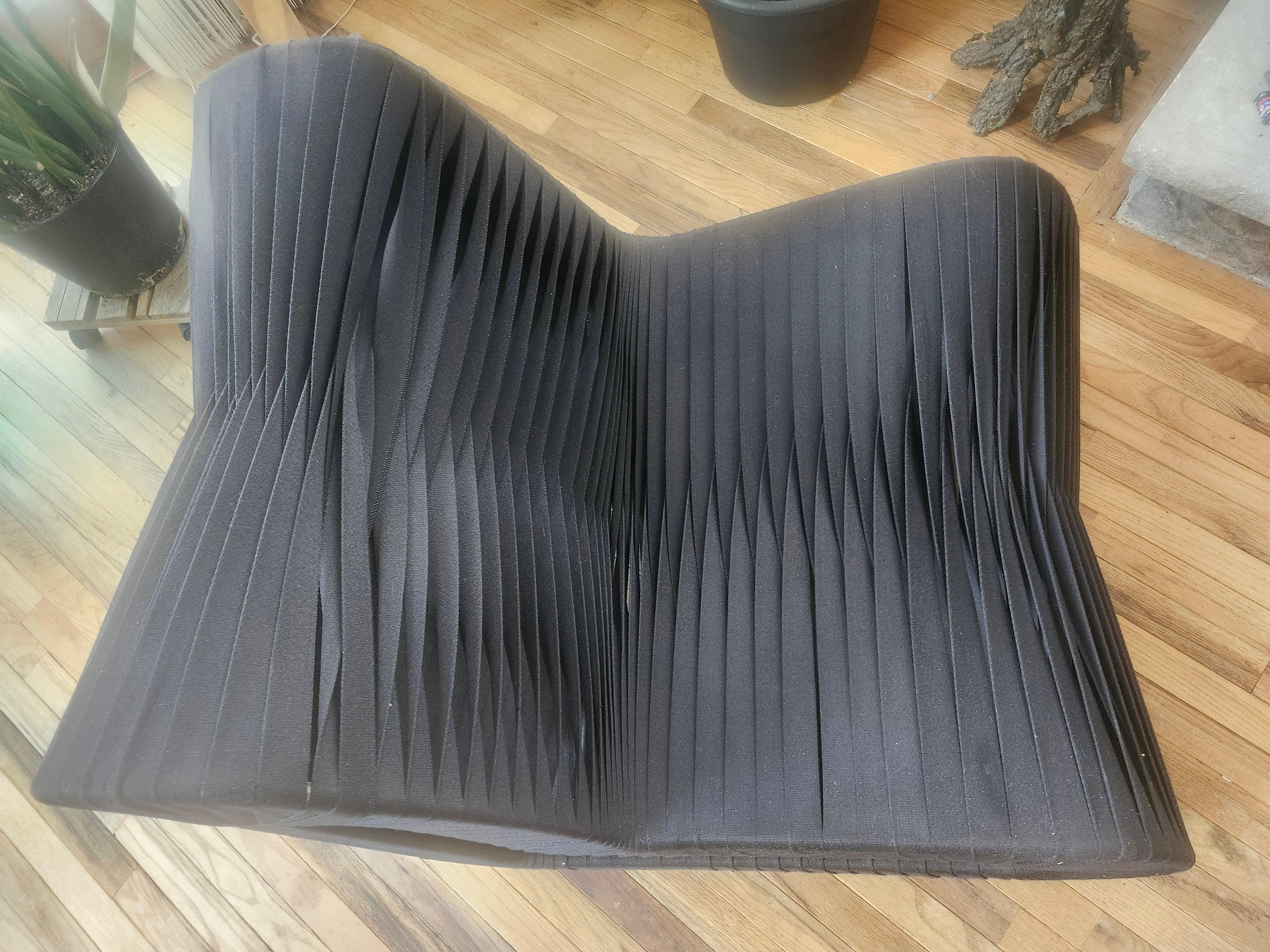 Mid Century Modern Lounge Chair Seat Belt Rockers by The Phillips Collection For Sale 3