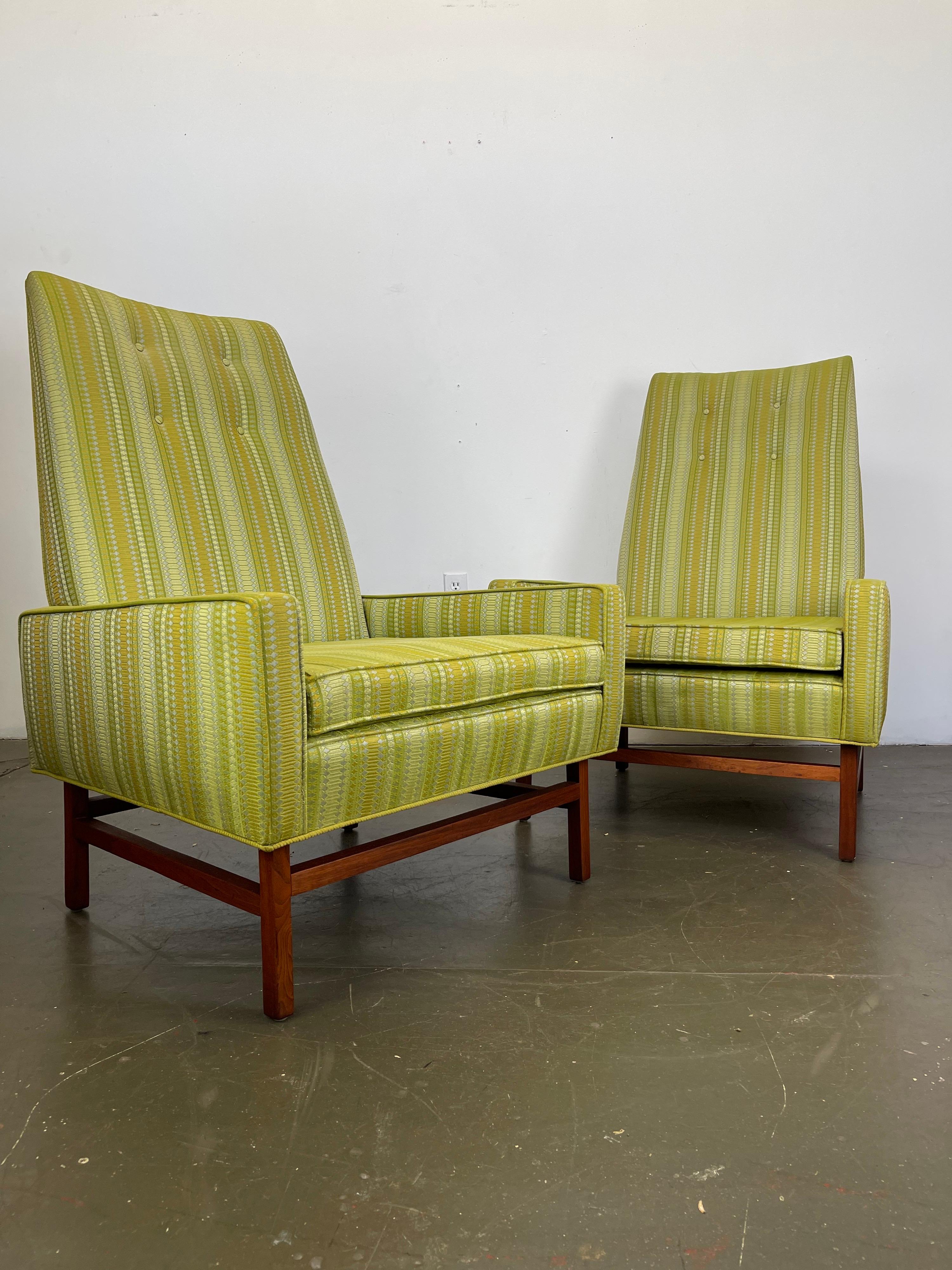 Throne Chairs in Alexander Girard Fabric by Edward Axel Roffman for B. Altman's  9