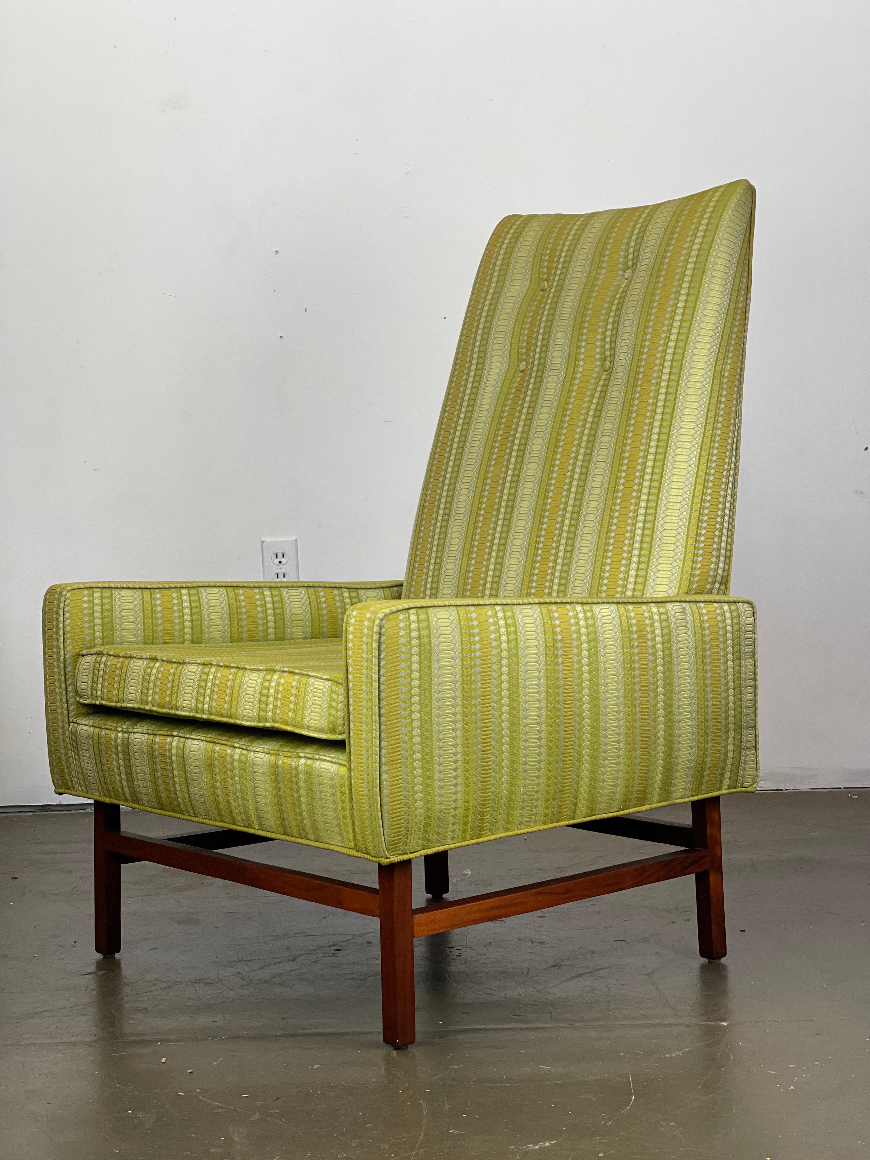 American Throne Chairs in Alexander Girard Fabric by Edward Axel Roffman for B. Altman's 