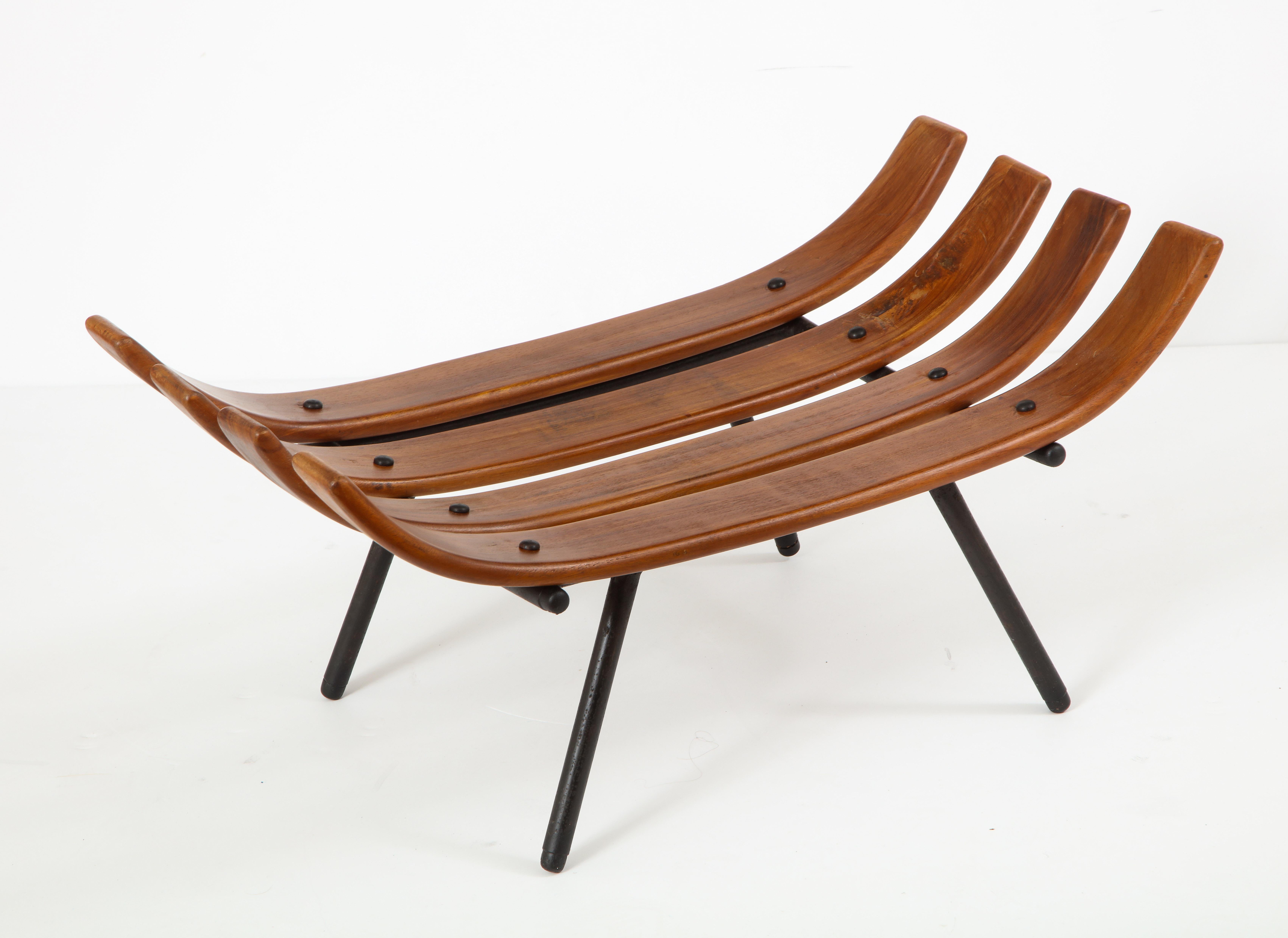 Mid-Century Modern Lounge Costela Chair with Ottoman Carlo Hauner Martin Eisler 2