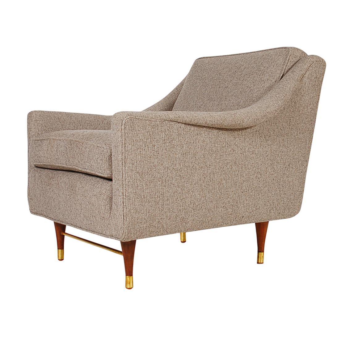 Mid-Century Modern Lounge or Club Chairs After Edward Wormley for Dunbar 2
